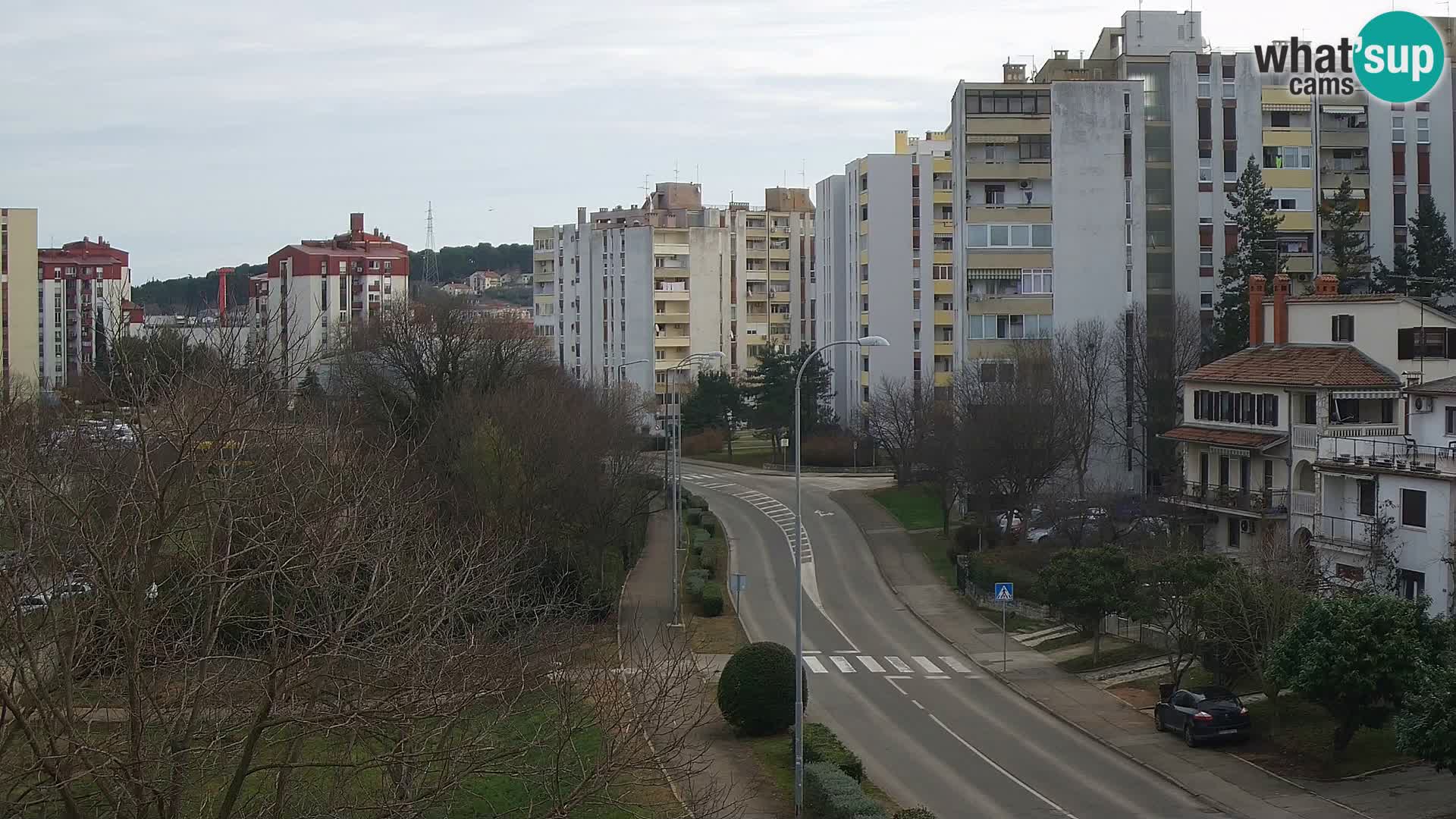 Pula spletna kamera – Koperska ulica – Istra v živo