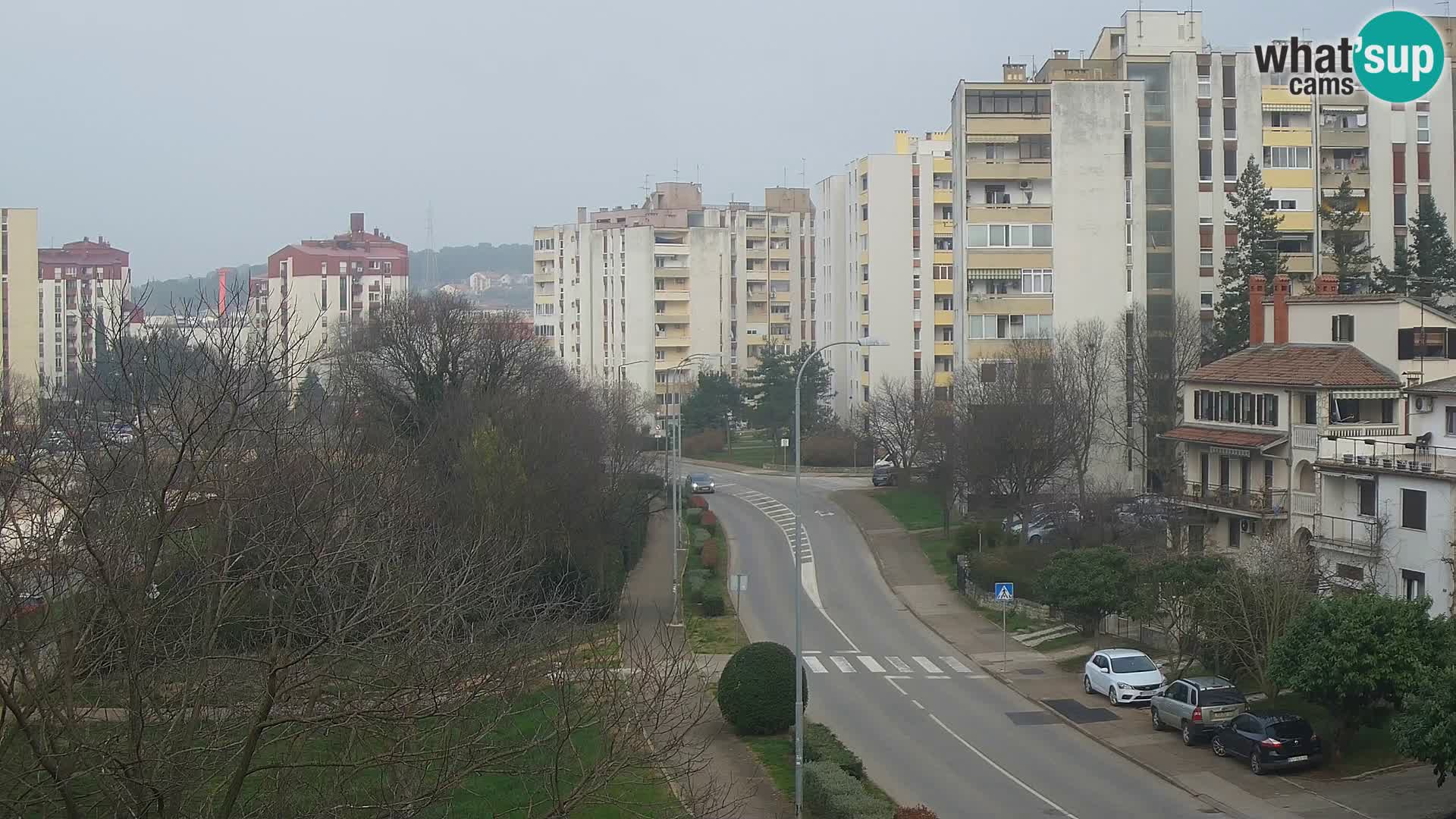 Pula web kamera – Koparska ulica – kamera uživo Istra