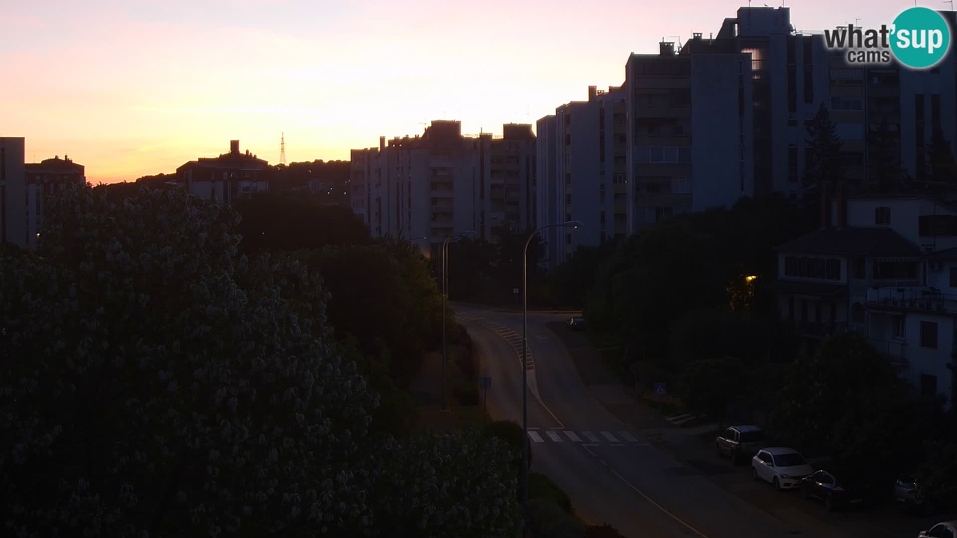 Pula web kamera – Koparska ulica – kamera uživo Istra