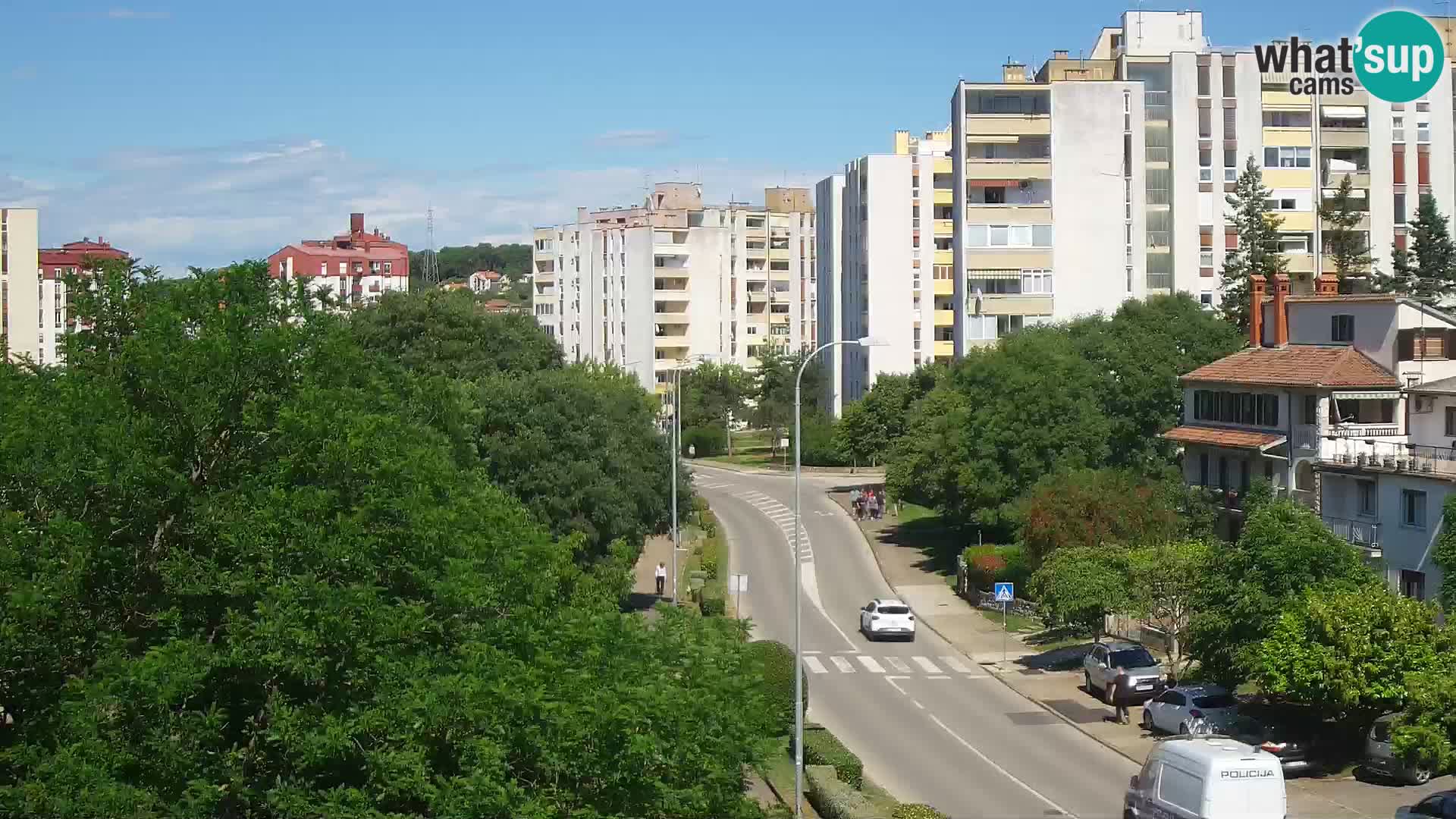 Pula web kamera – Koparska ulica – kamera uživo Istra