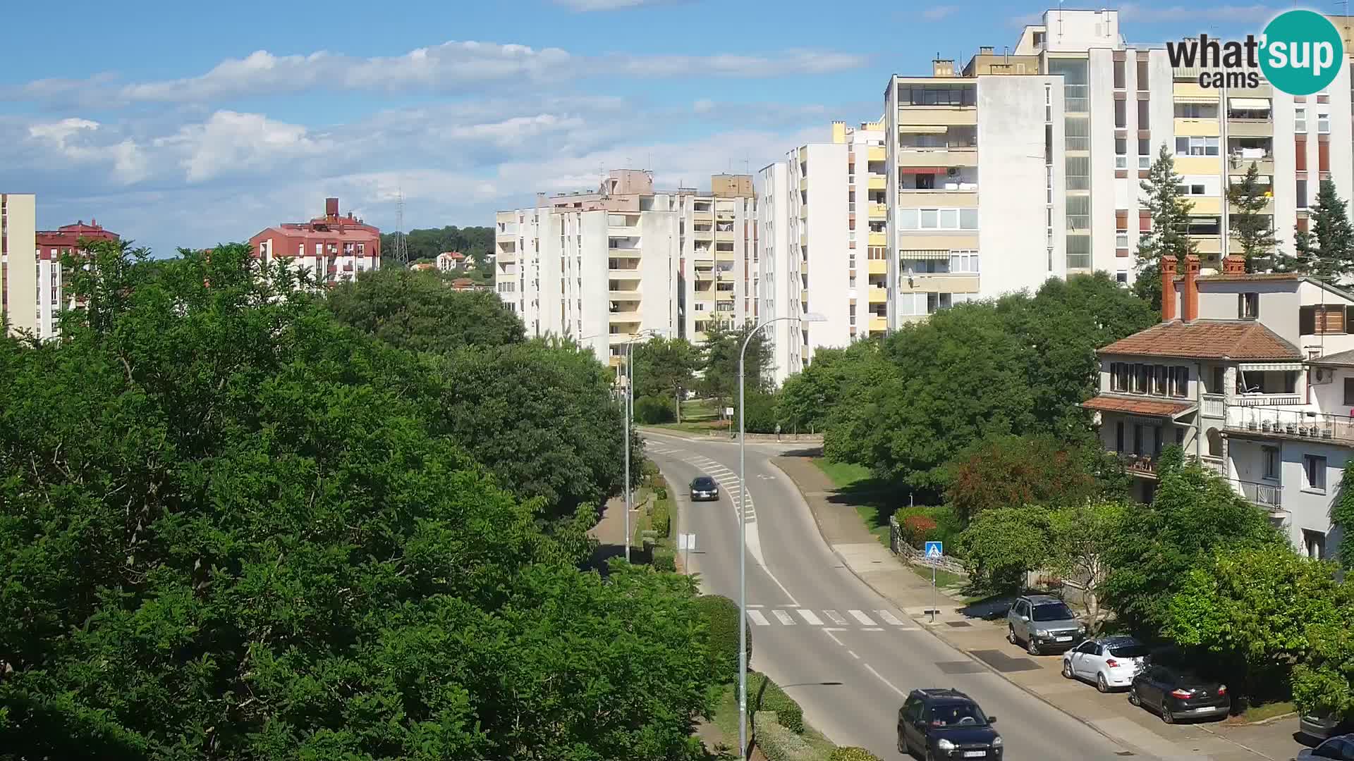 Pula spletna kamera – Koperska ulica – Istra v živo
