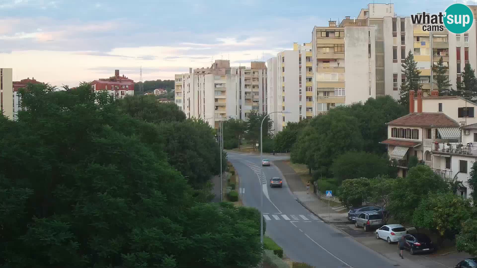 Webcam Pula – Rue Koper – Caméra en direct Istrie