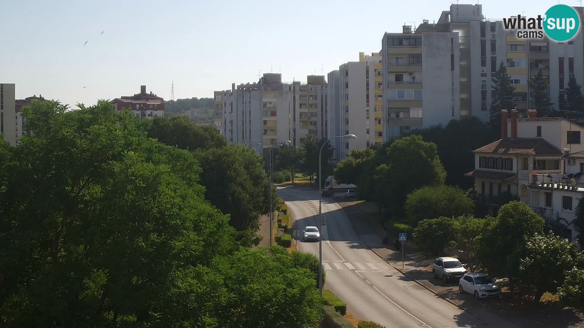 Pula spletna kamera – Koperska ulica – Istra v živo