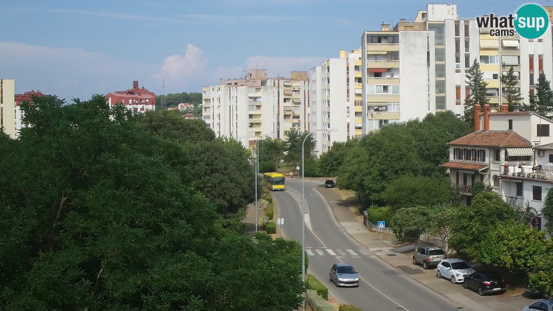 Pula spletna kamera – Koperska ulica – Istra v živo