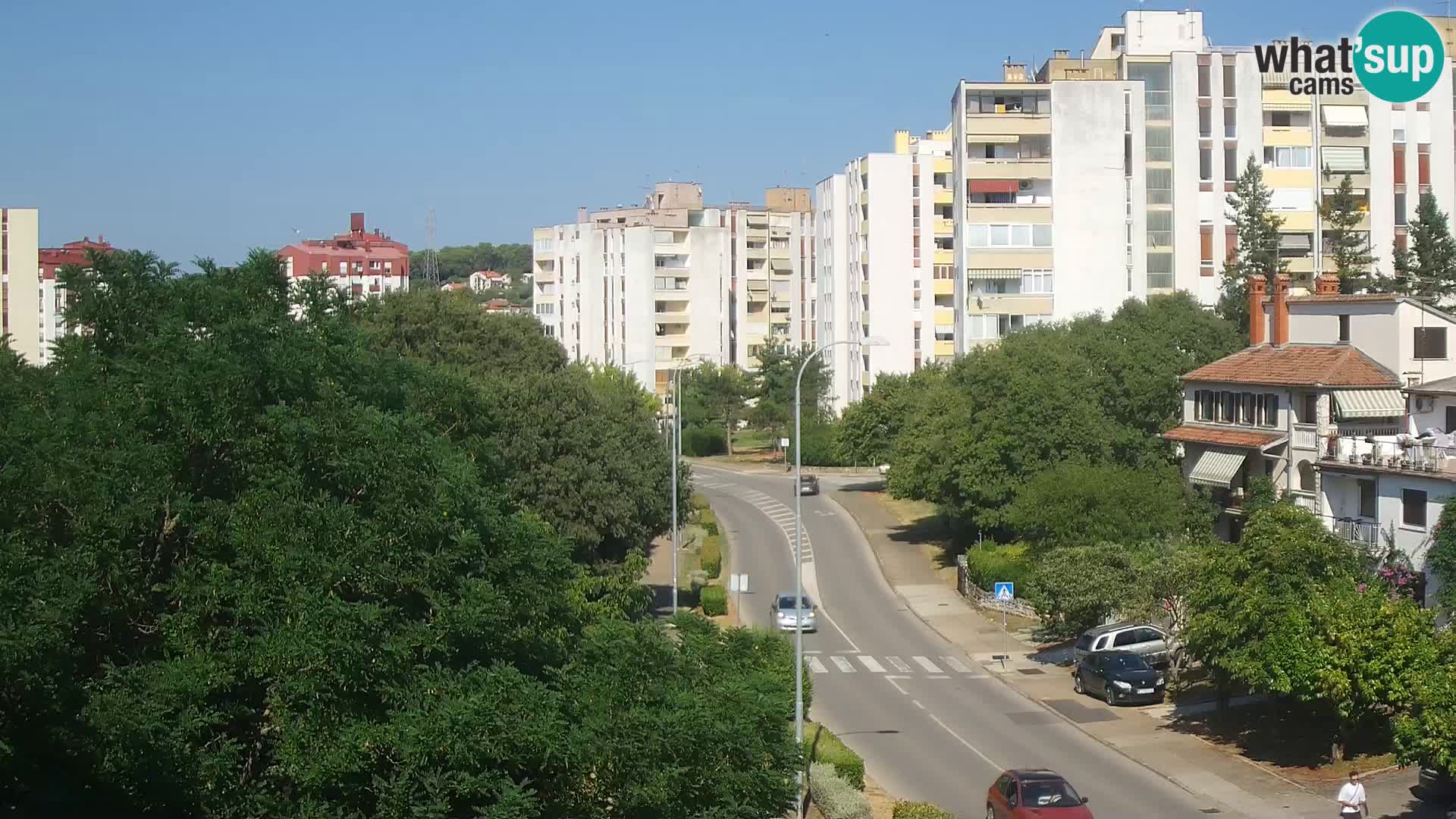 Pula spletna kamera – Koperska ulica – Istra v živo