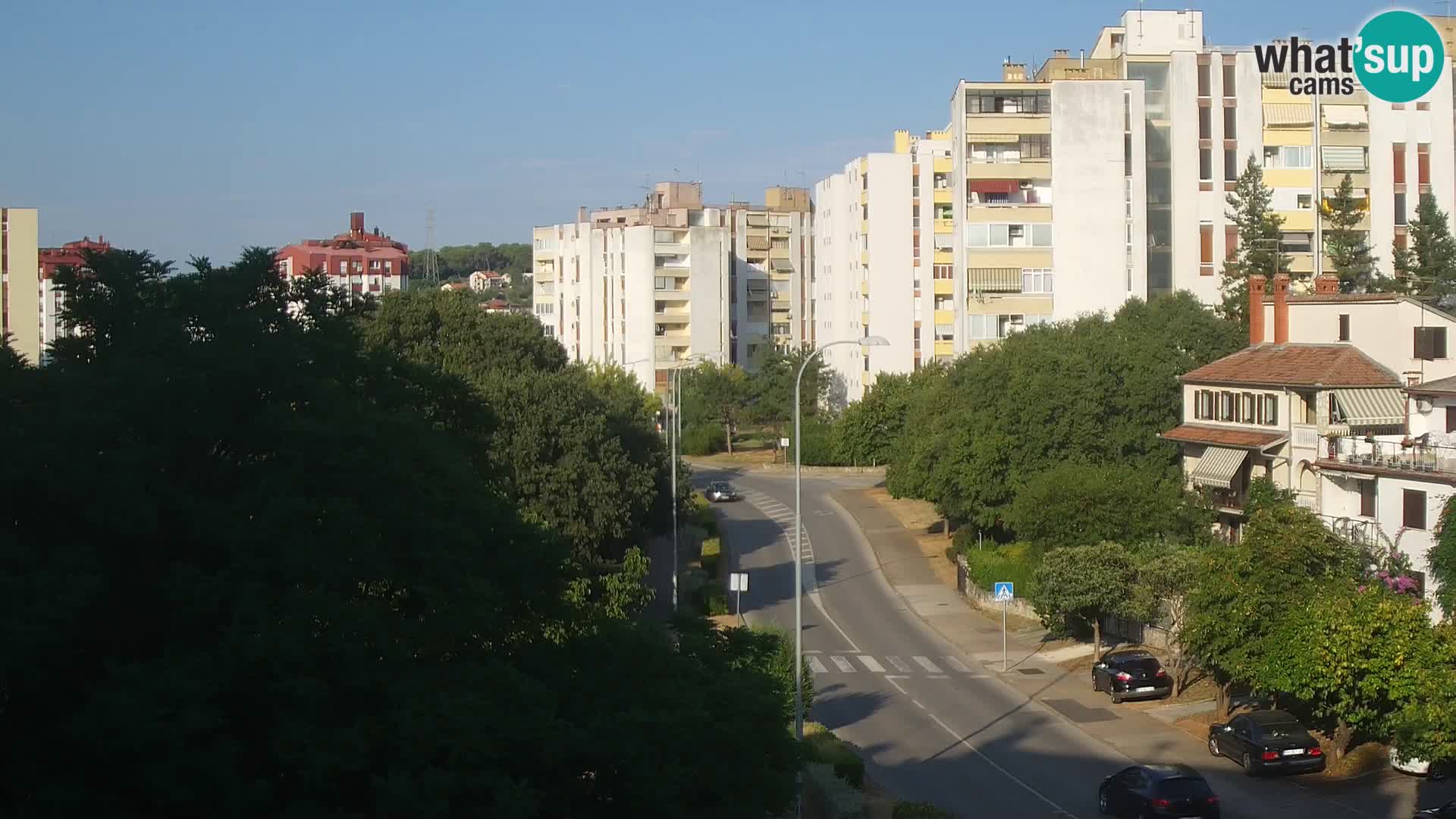Pula web kamera – Koparska ulica – kamera uživo Istra