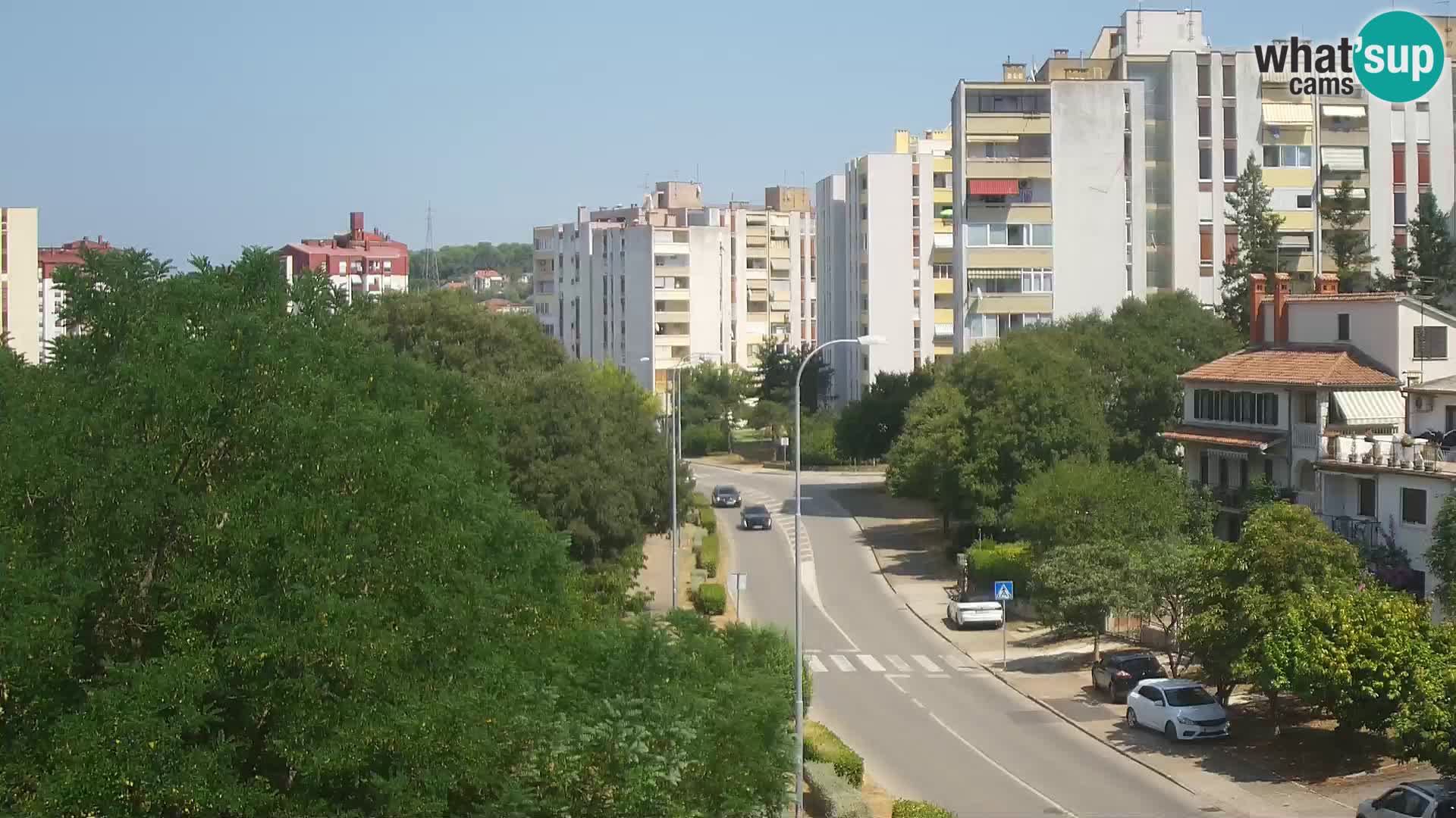 Pula web kamera – Koparska ulica – kamera uživo Istra