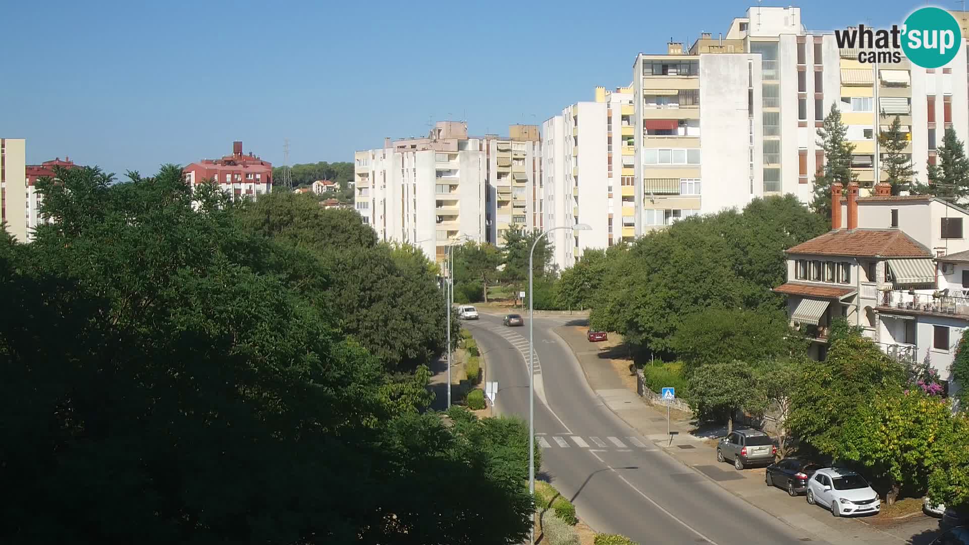 Pula spletna kamera – Koperska ulica – Istra v živo