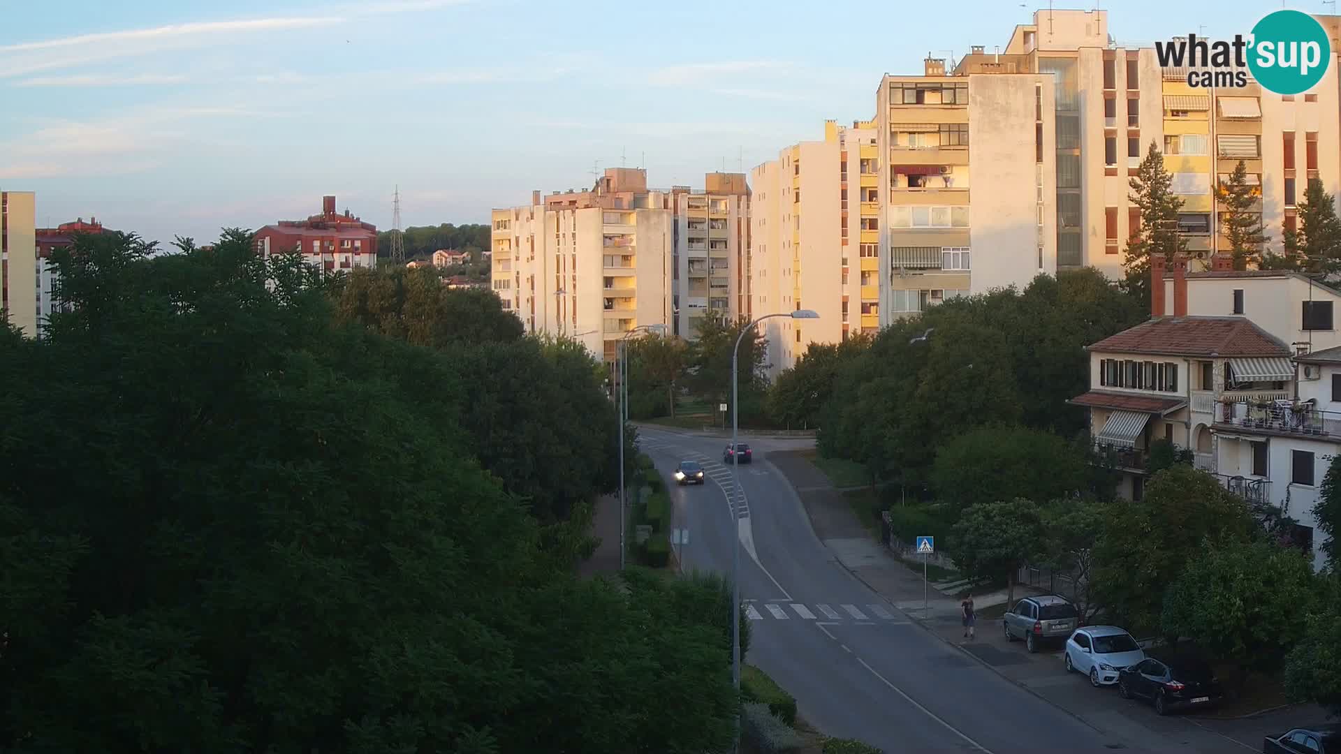Pula web kamera – Koparska ulica – kamera uživo Istra