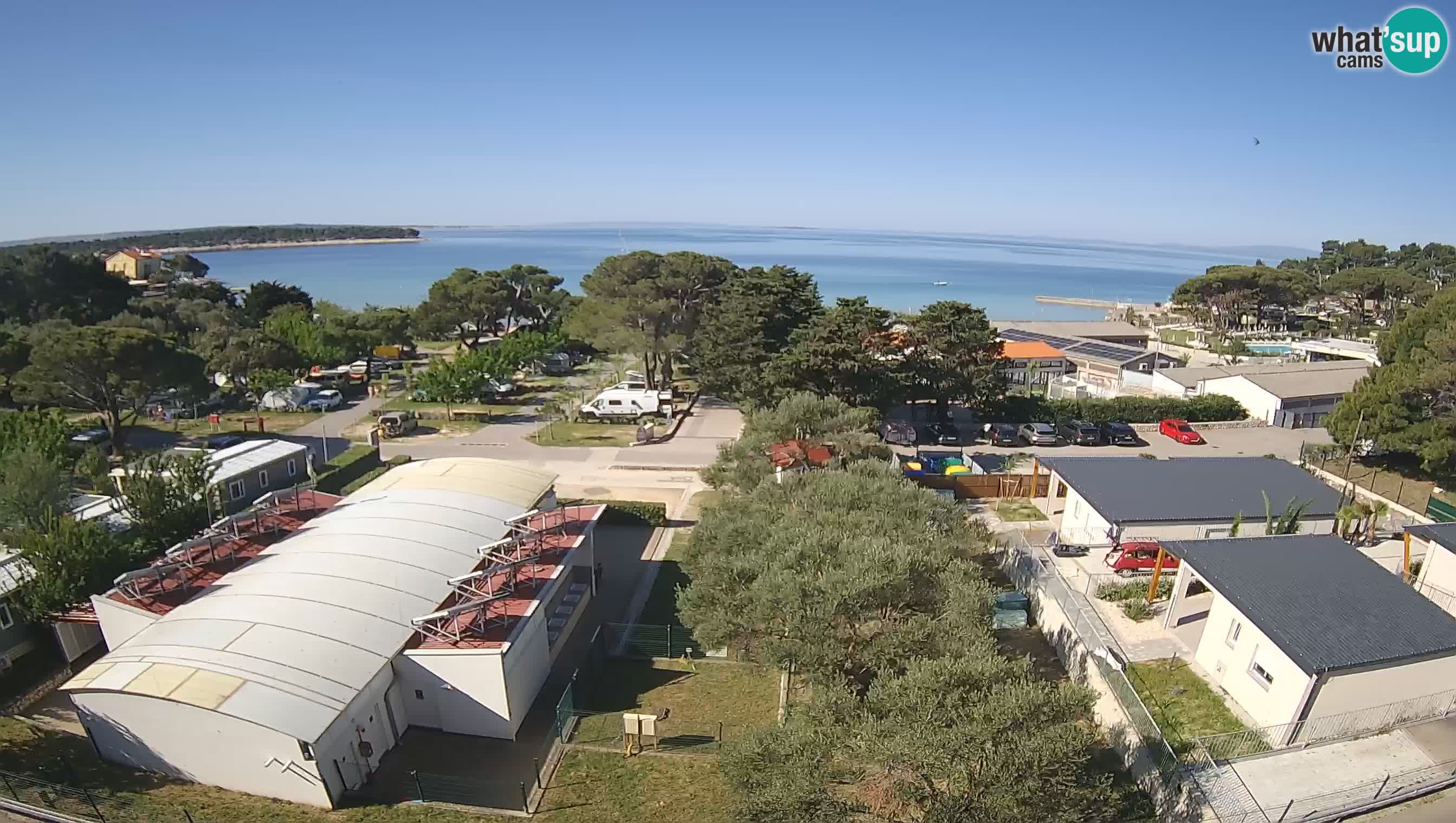 Banjol Webcam Rab island – Deltas Apartments