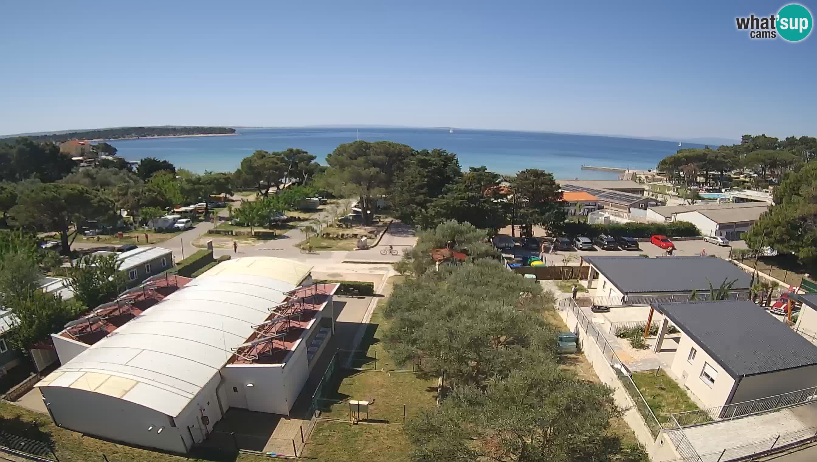 Banjol web kamera Rab – Deltas Apartmani