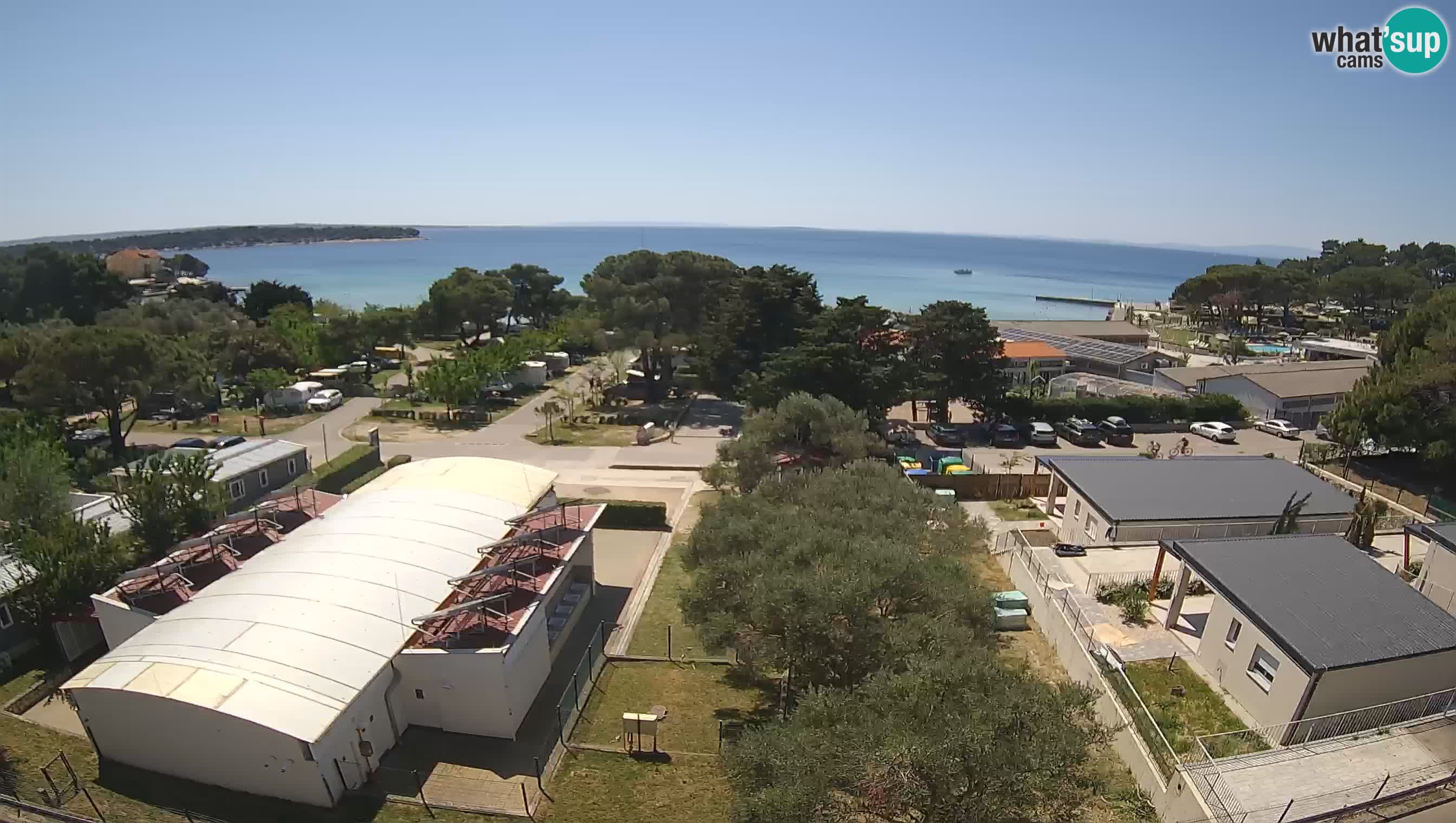 Banjol spletna kamera Rab – Deltas Apartmani
