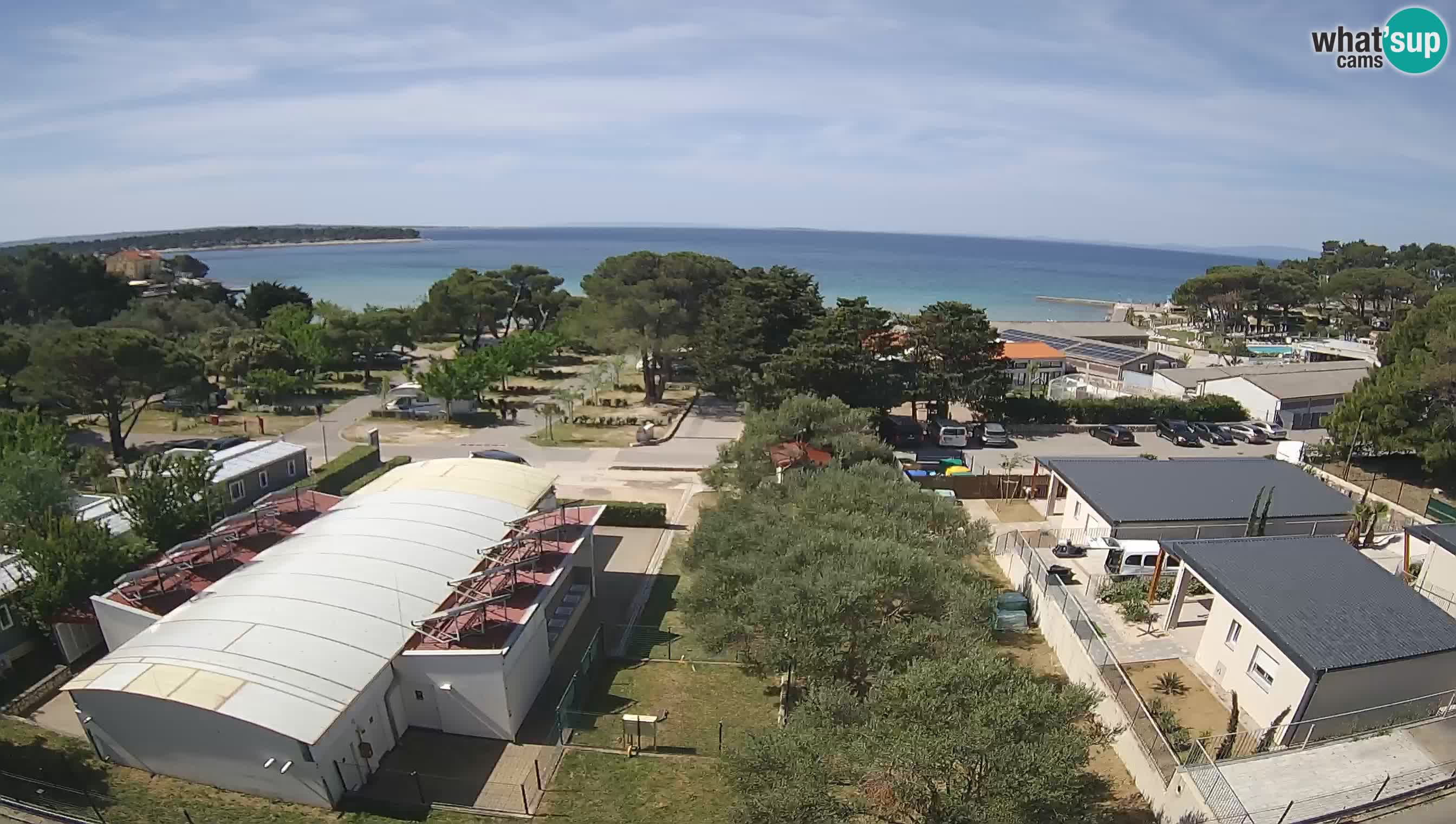 Banjol web kamera Rab – Deltas Apartmani