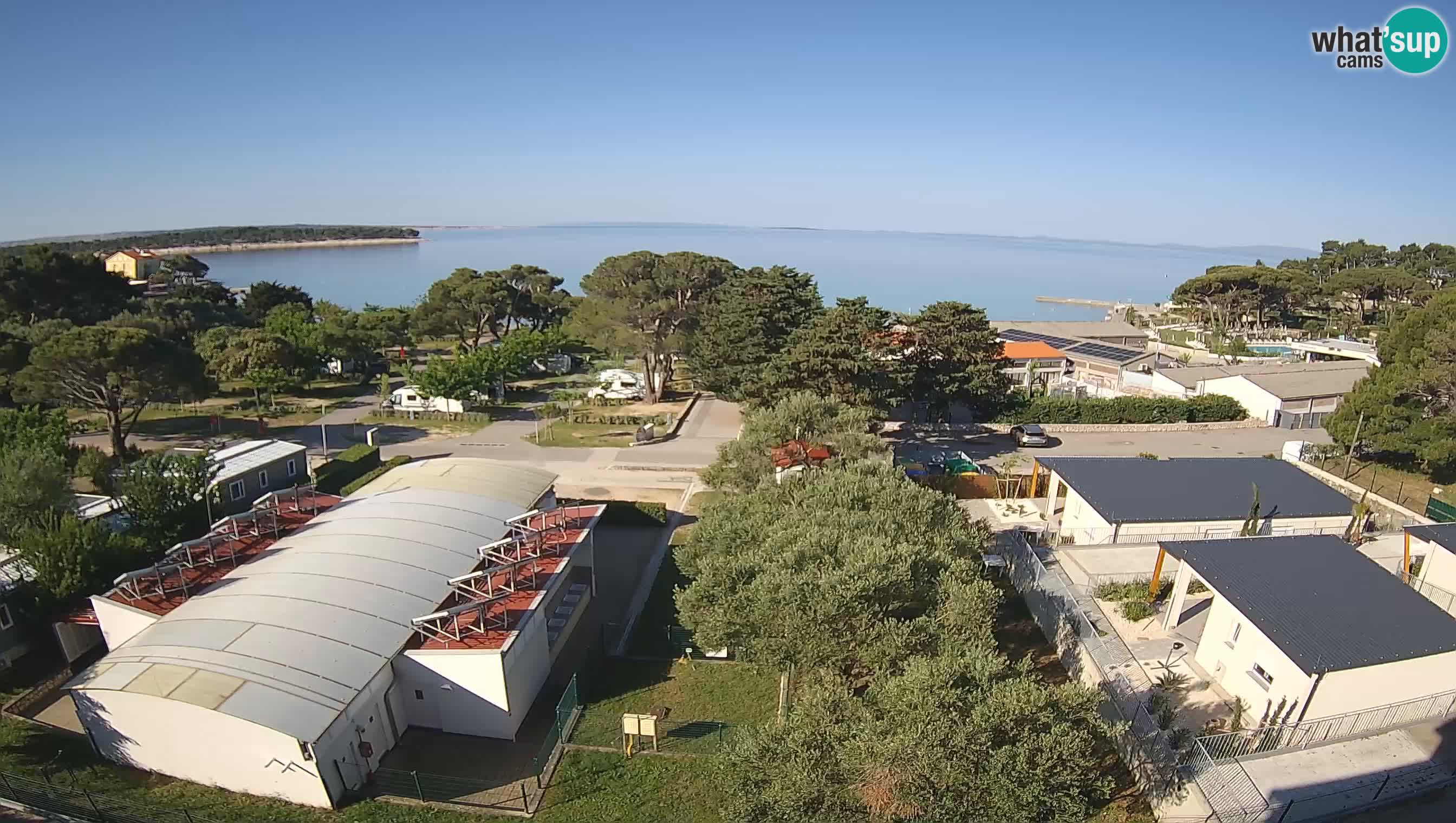 Banjol Webcam Rab island – Deltas Apartments