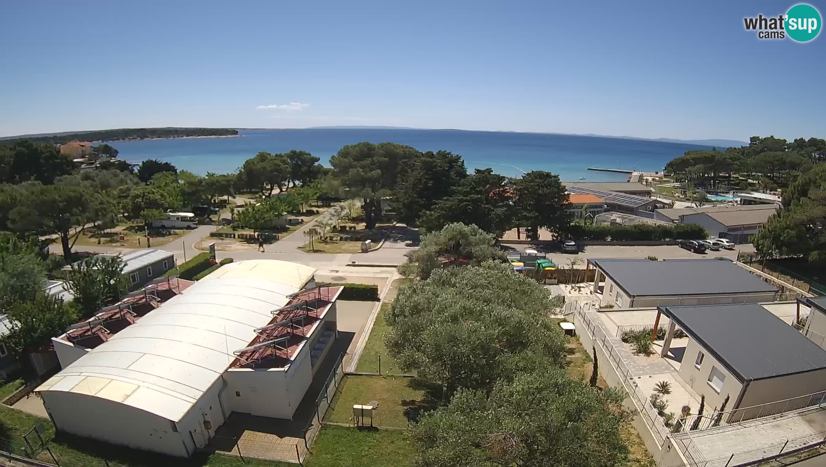 Banjol Webcam Rab island – Deltas Apartments