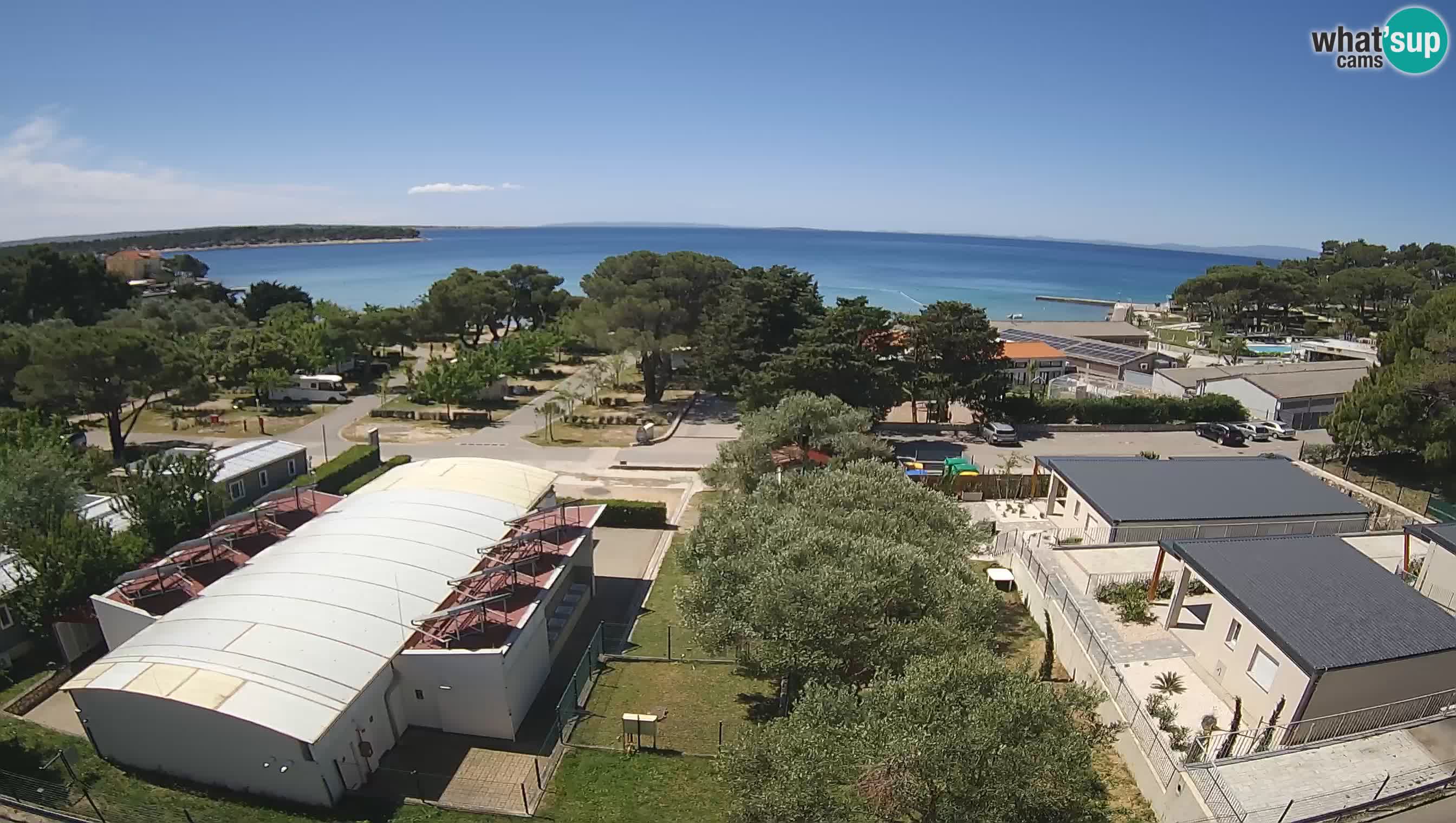 Banjol spletna kamera Rab – Deltas Apartmani