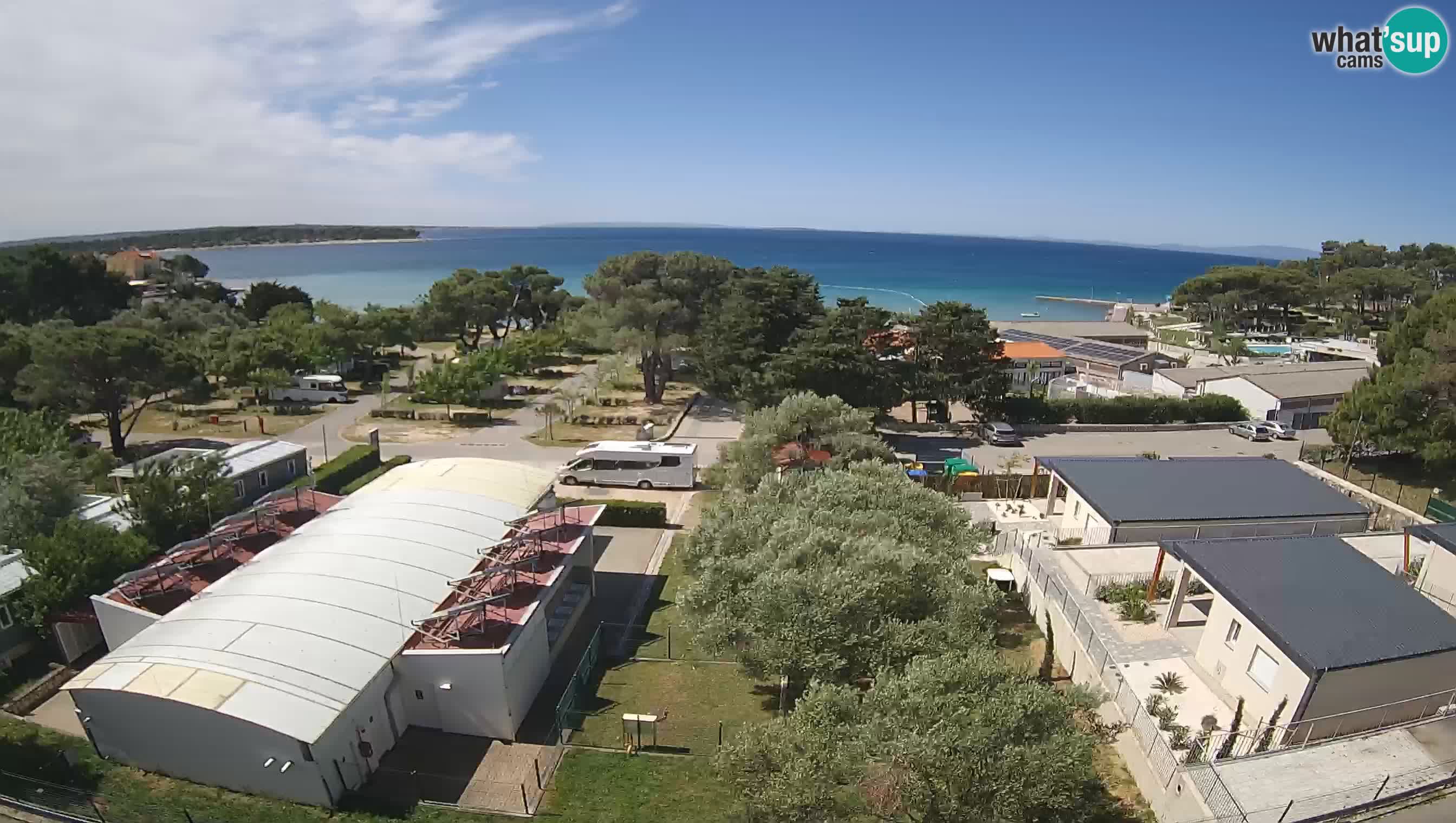 Banjol spletna kamera Rab – Deltas Apartmani