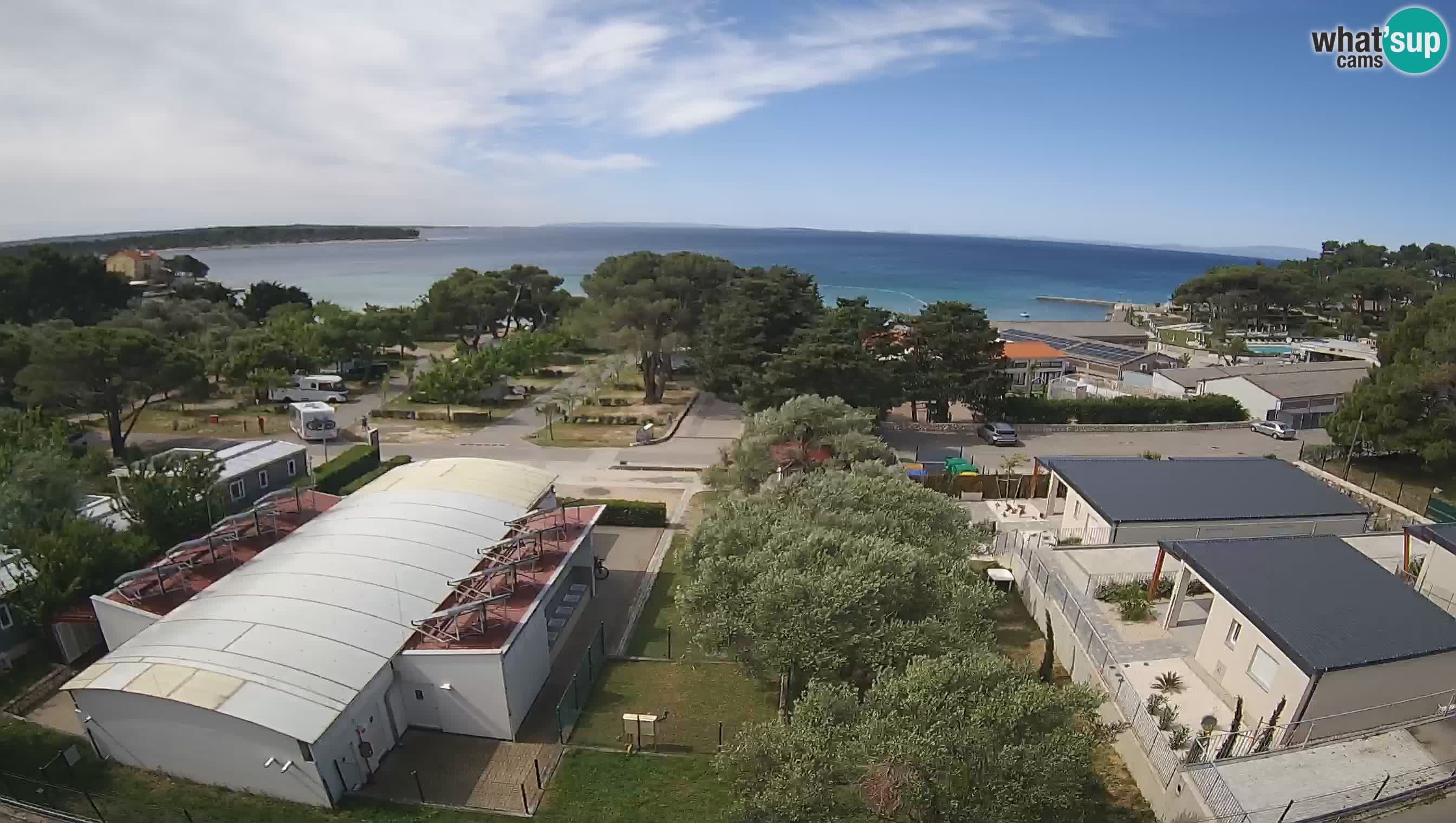 Banjol web kamera Rab – Deltas Apartmani