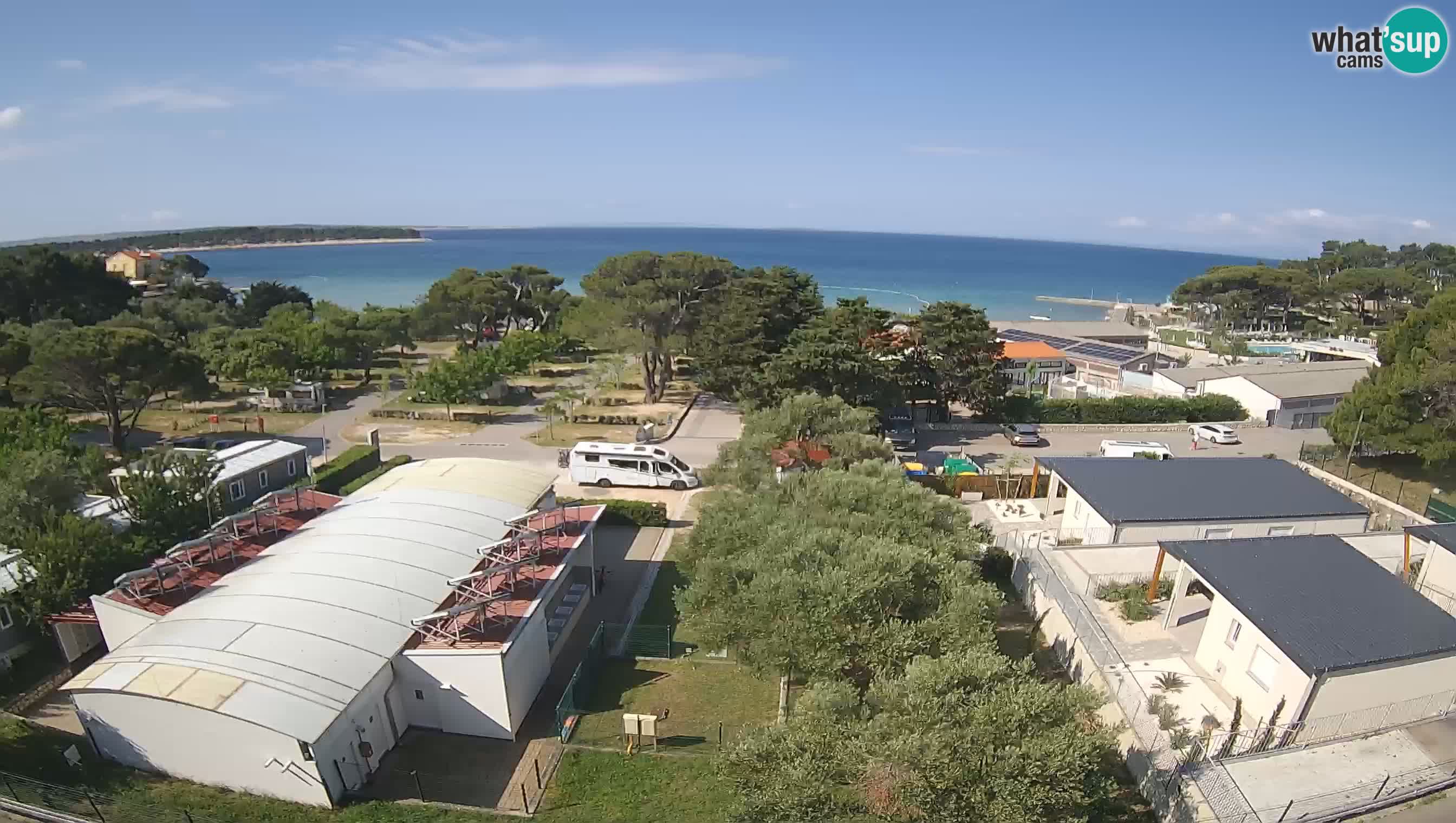 Banjol spletna kamera Rab – Deltas Apartmani