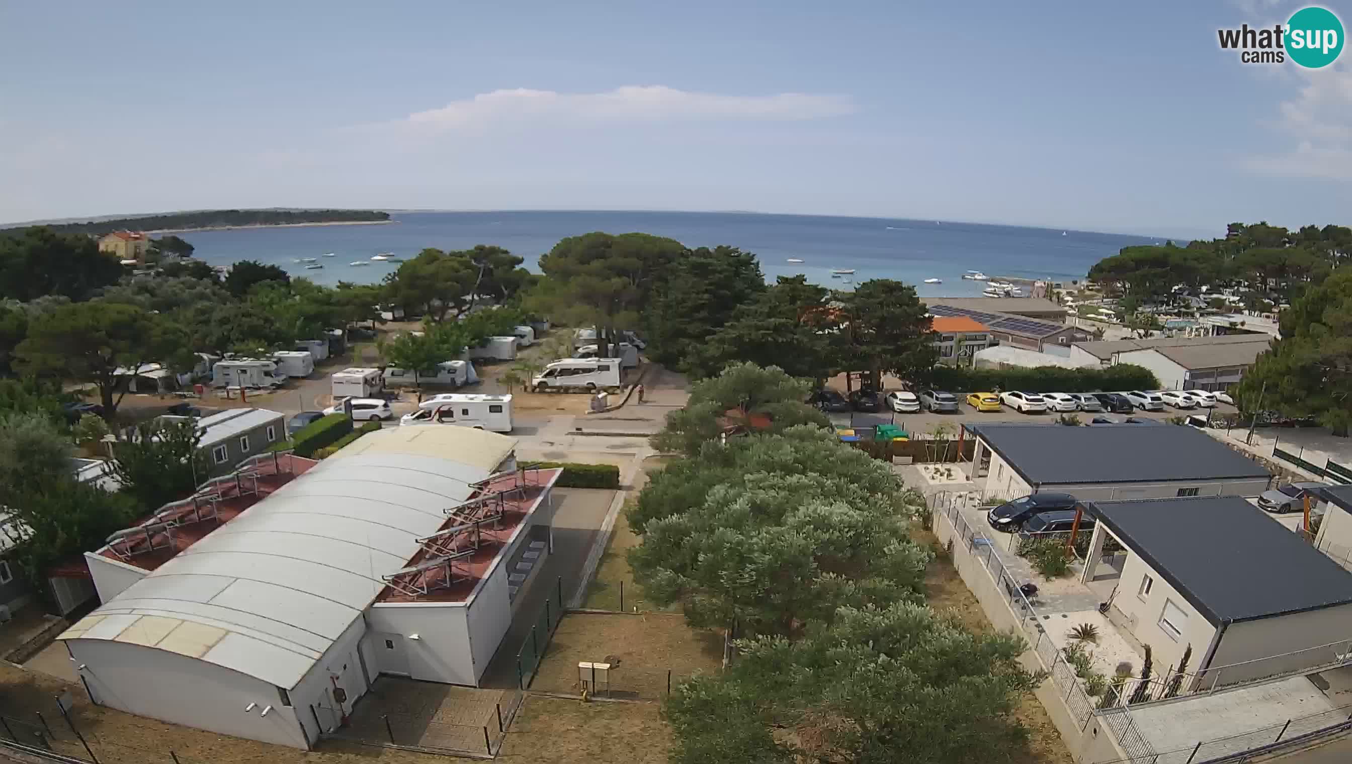 Banjol Webcam Rab island – Deltas Apartments