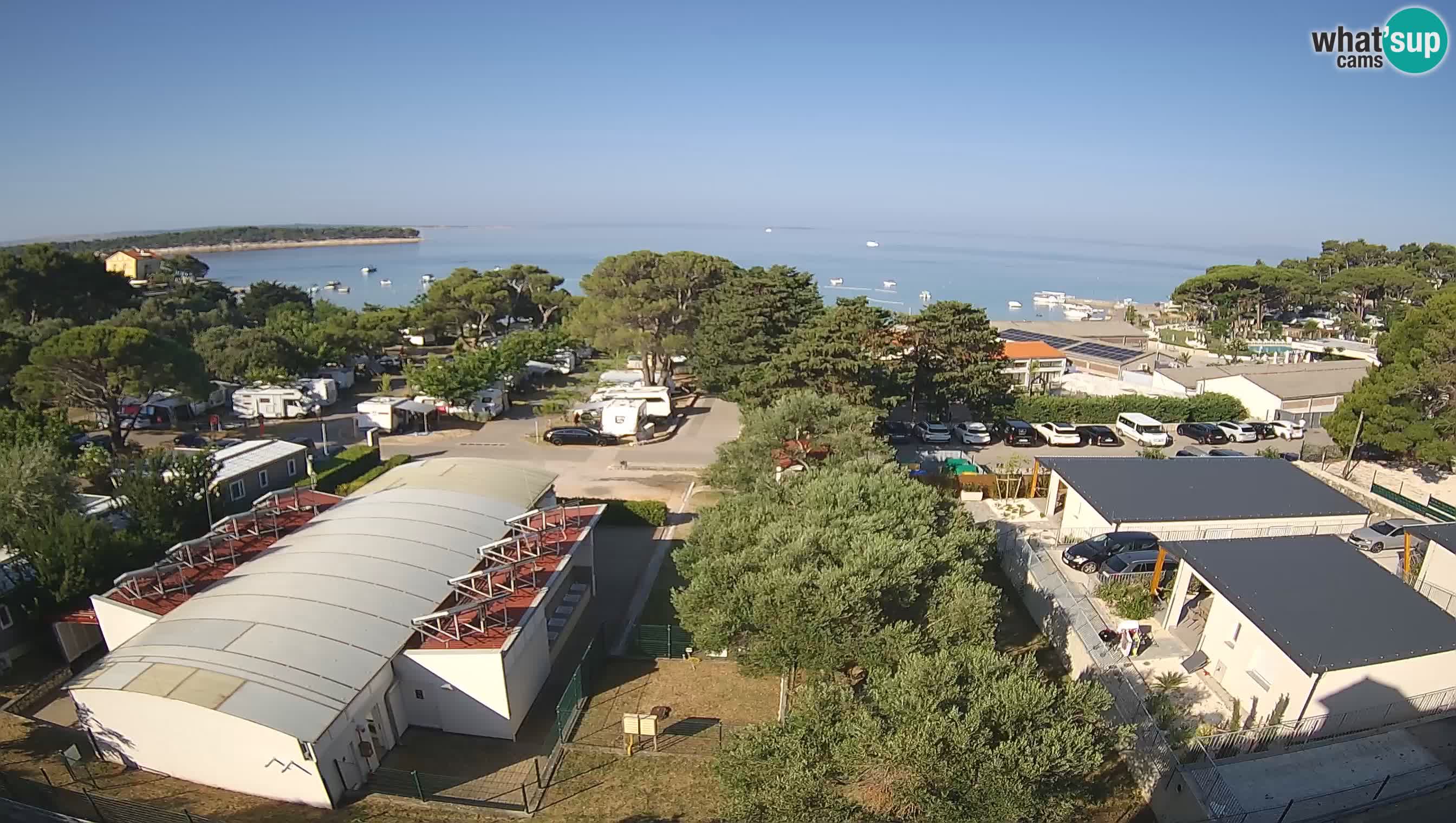 Banjol Webcam Rab island – Deltas Apartments
