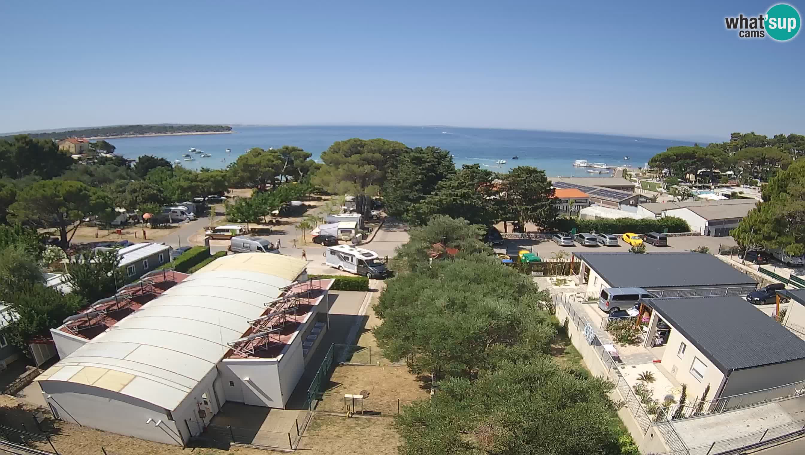 Banjol spletna kamera Rab – Deltas Apartmani