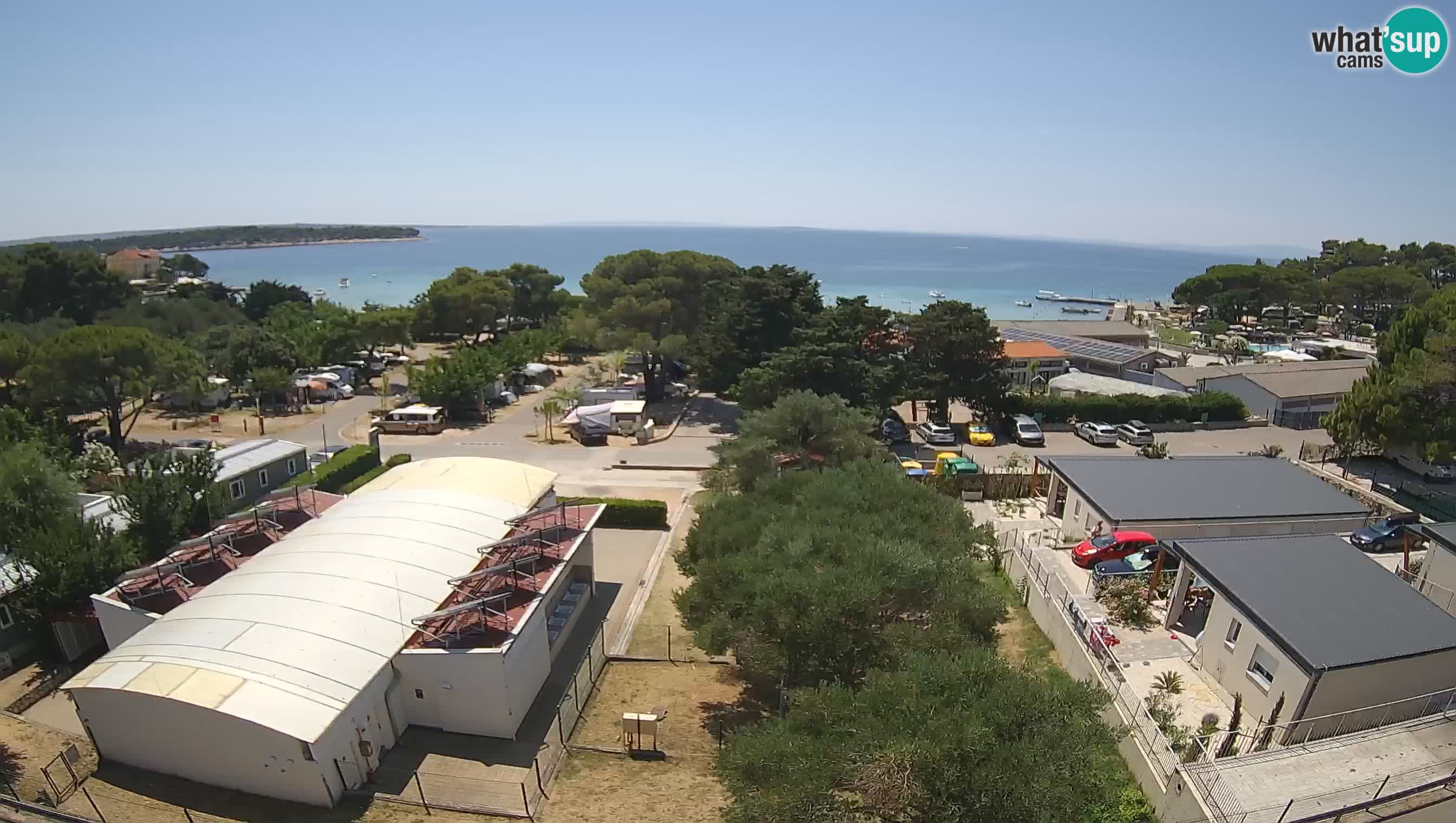 Banjol spletna kamera Rab – Deltas Apartmani