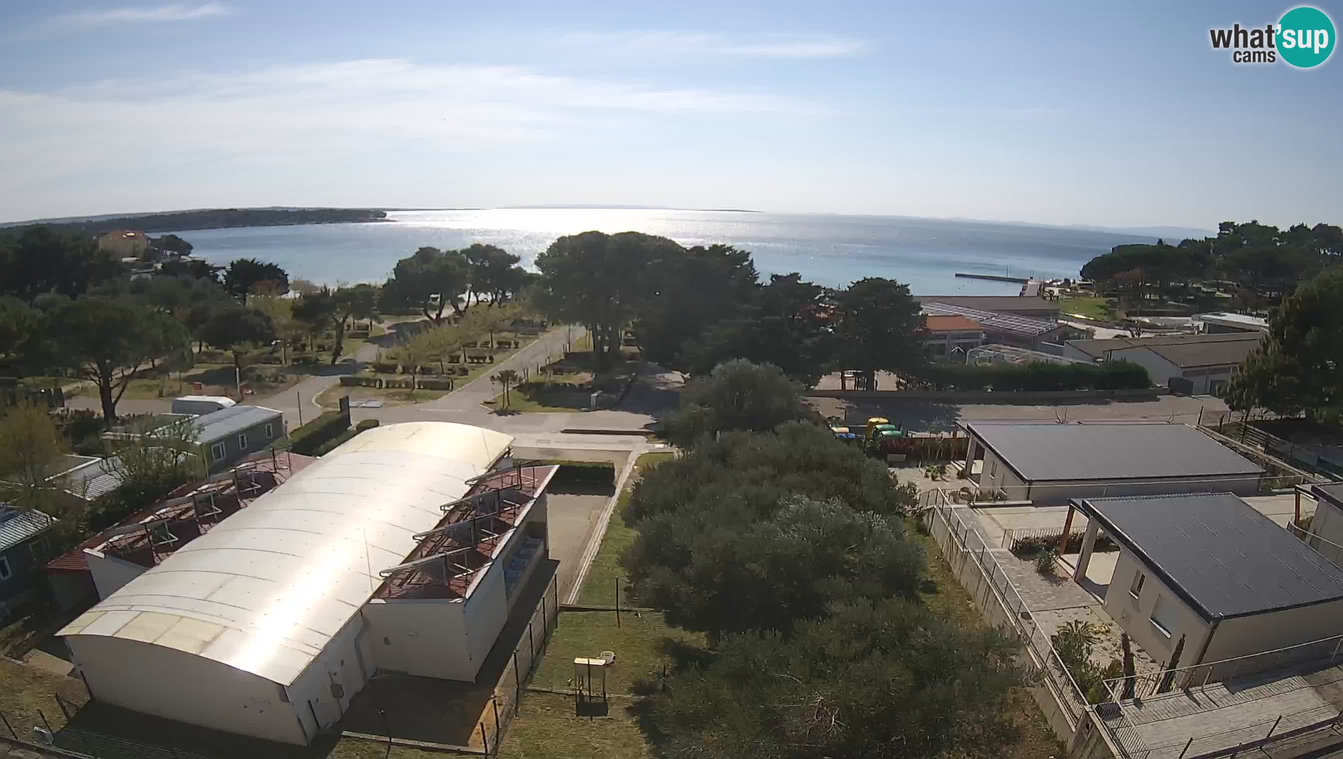 Banjol spletna kamera Rab – Deltas Apartmani