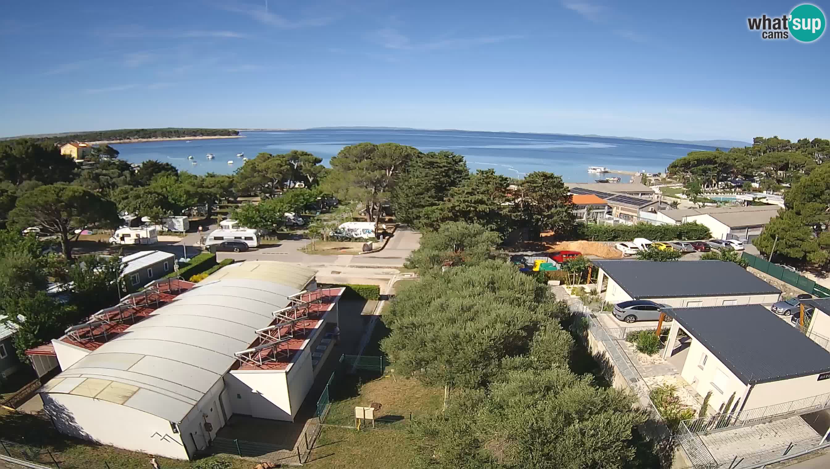 Banjol Webcam Rab island – Deltas Apartments