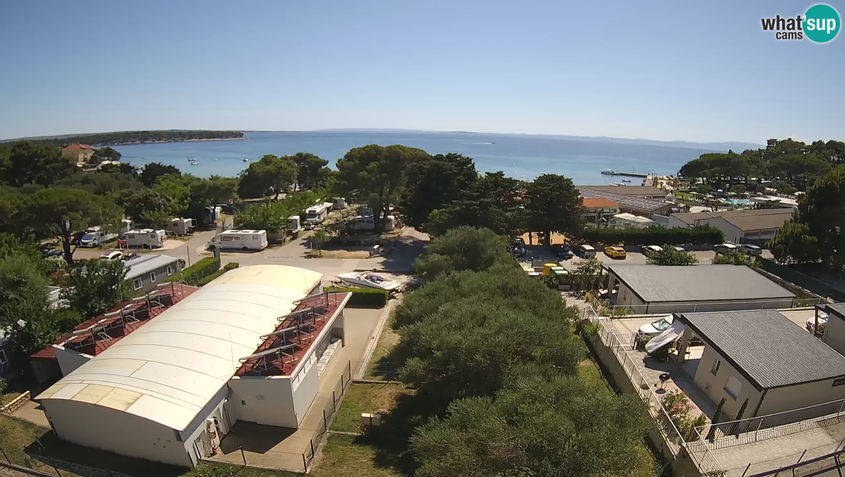 Banjol spletna kamera Rab – Deltas Apartmani
