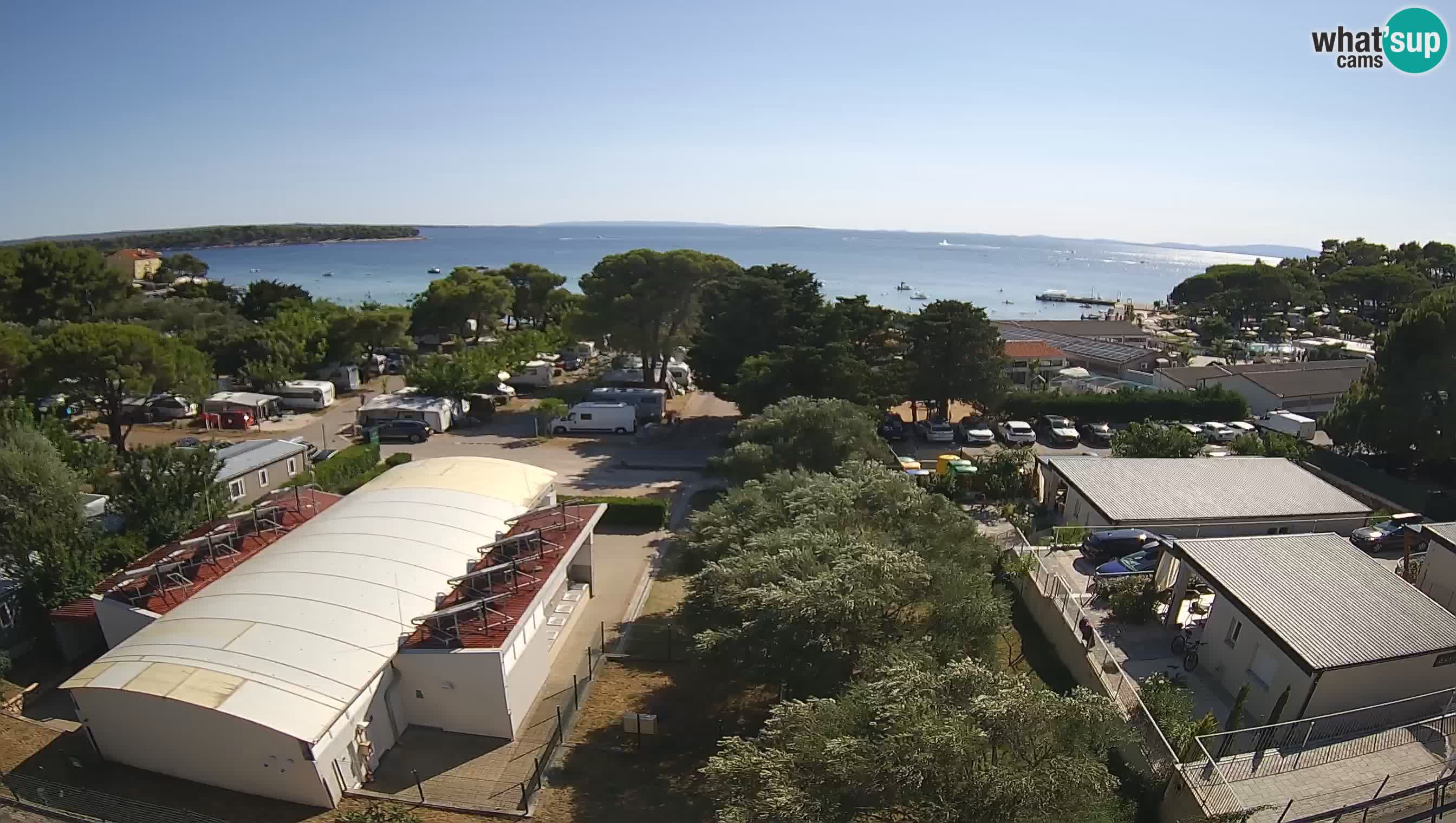 Banjol spletna kamera Rab – Deltas Apartmani