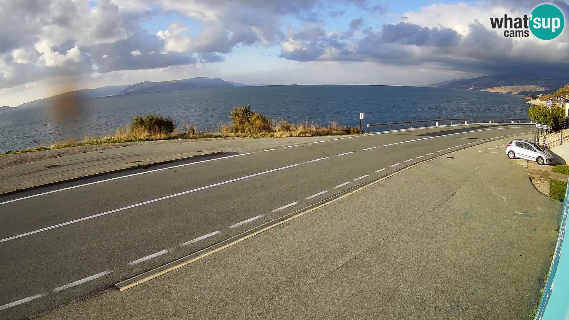 Webcam statale Adriatica D8 vicino SEGNA – Panorama su VEGLIA