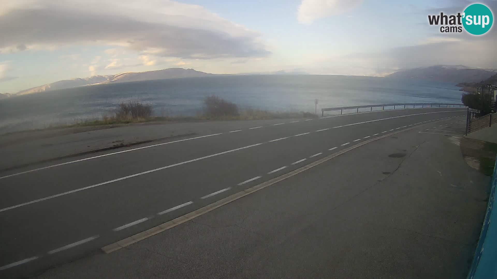 Webcam statale Adriatica D8 vicino SEGNA – Panorama su VEGLIA