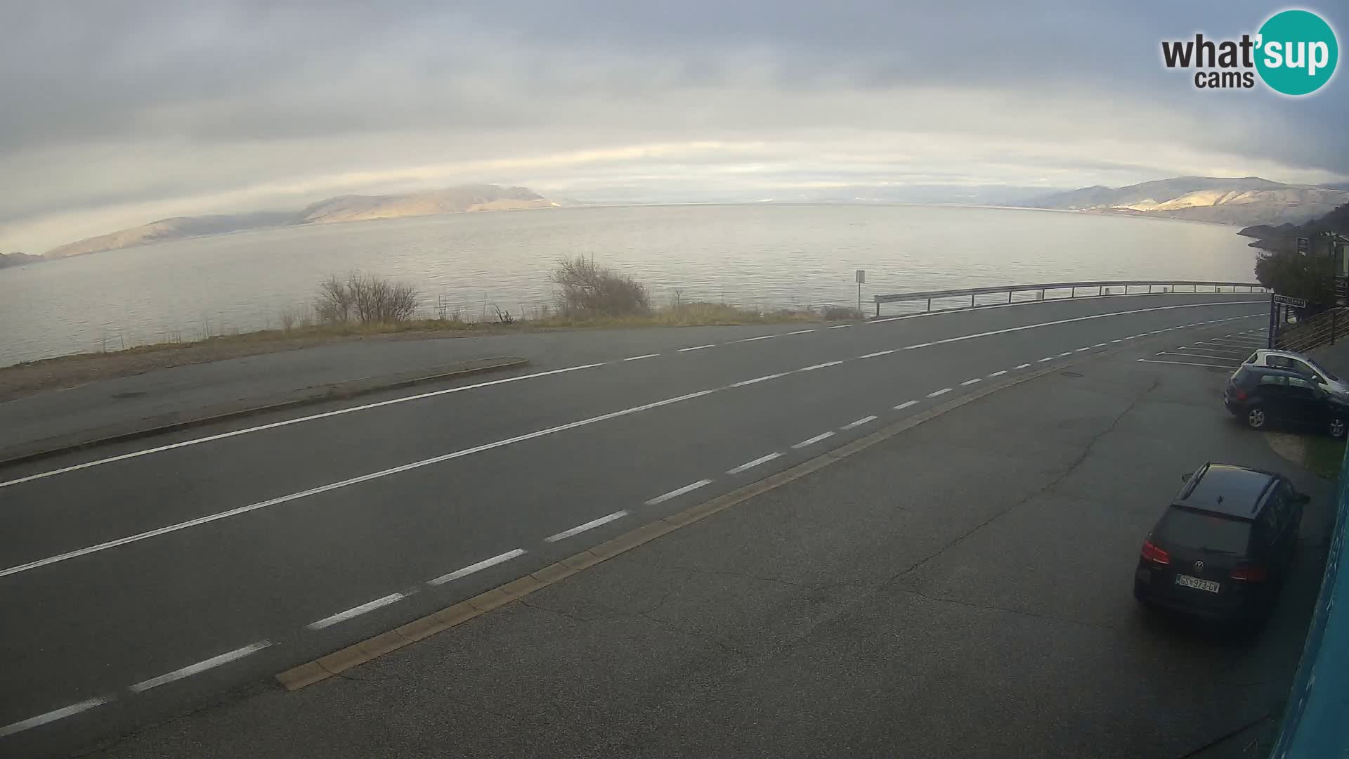 Webcam statale Adriatica D8 vicino SEGNA – Panorama su VEGLIA