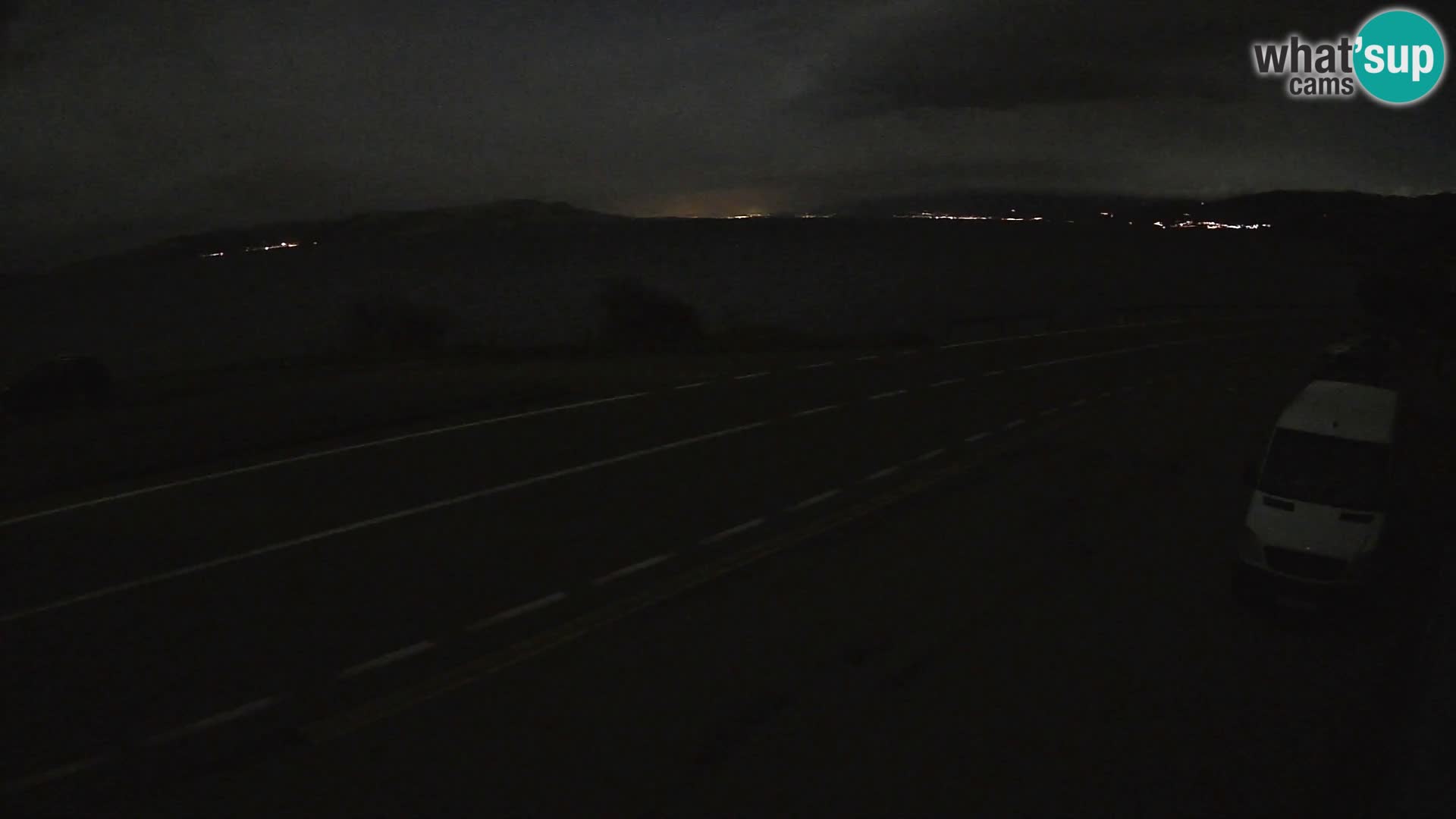 Webcam Adria-Autobahn D8 bei SENJ – Blick auf die Insel KRK