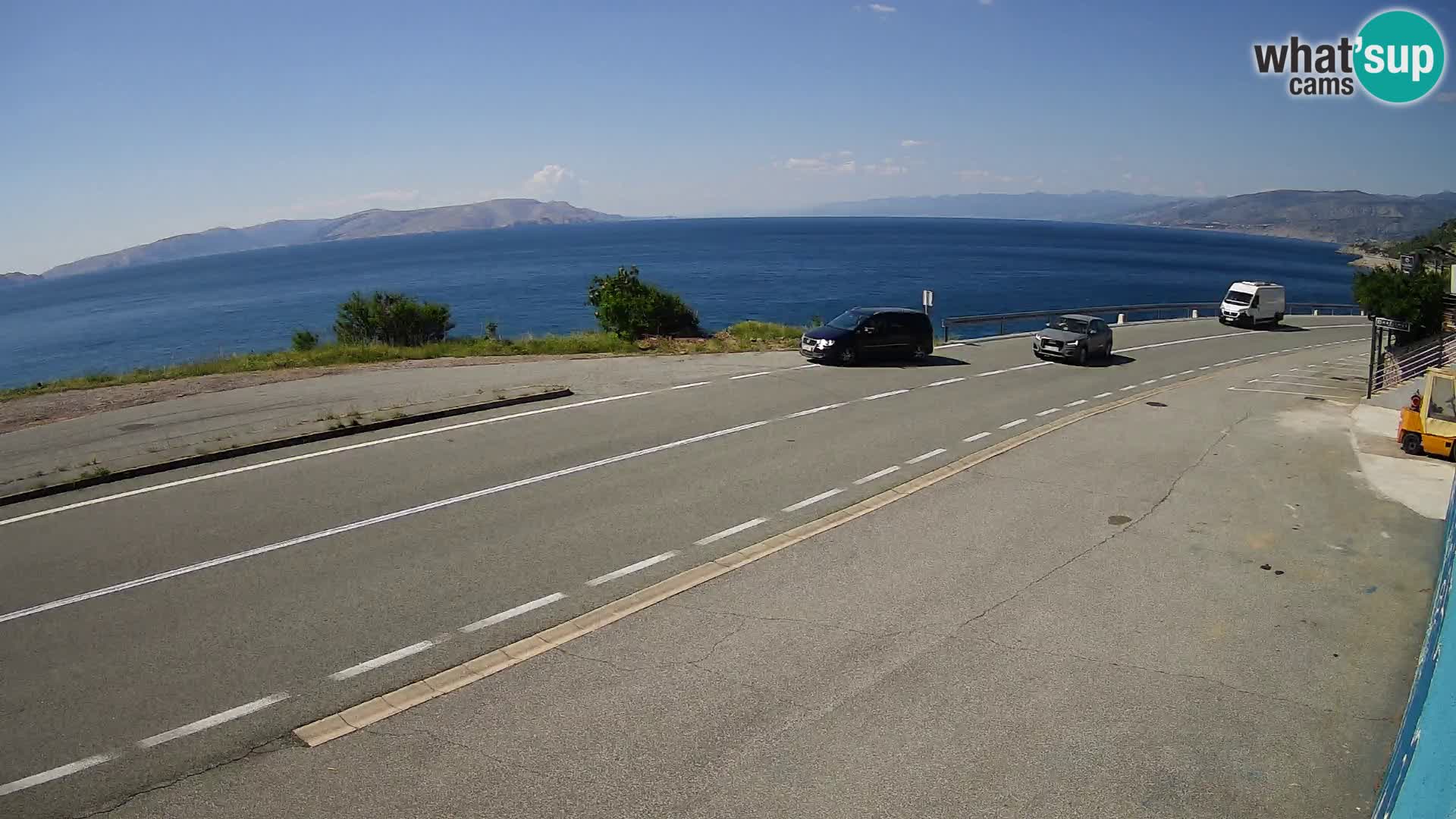 Webcam statale Adriatica D8 vicino SEGNA – Panorama su VEGLIA