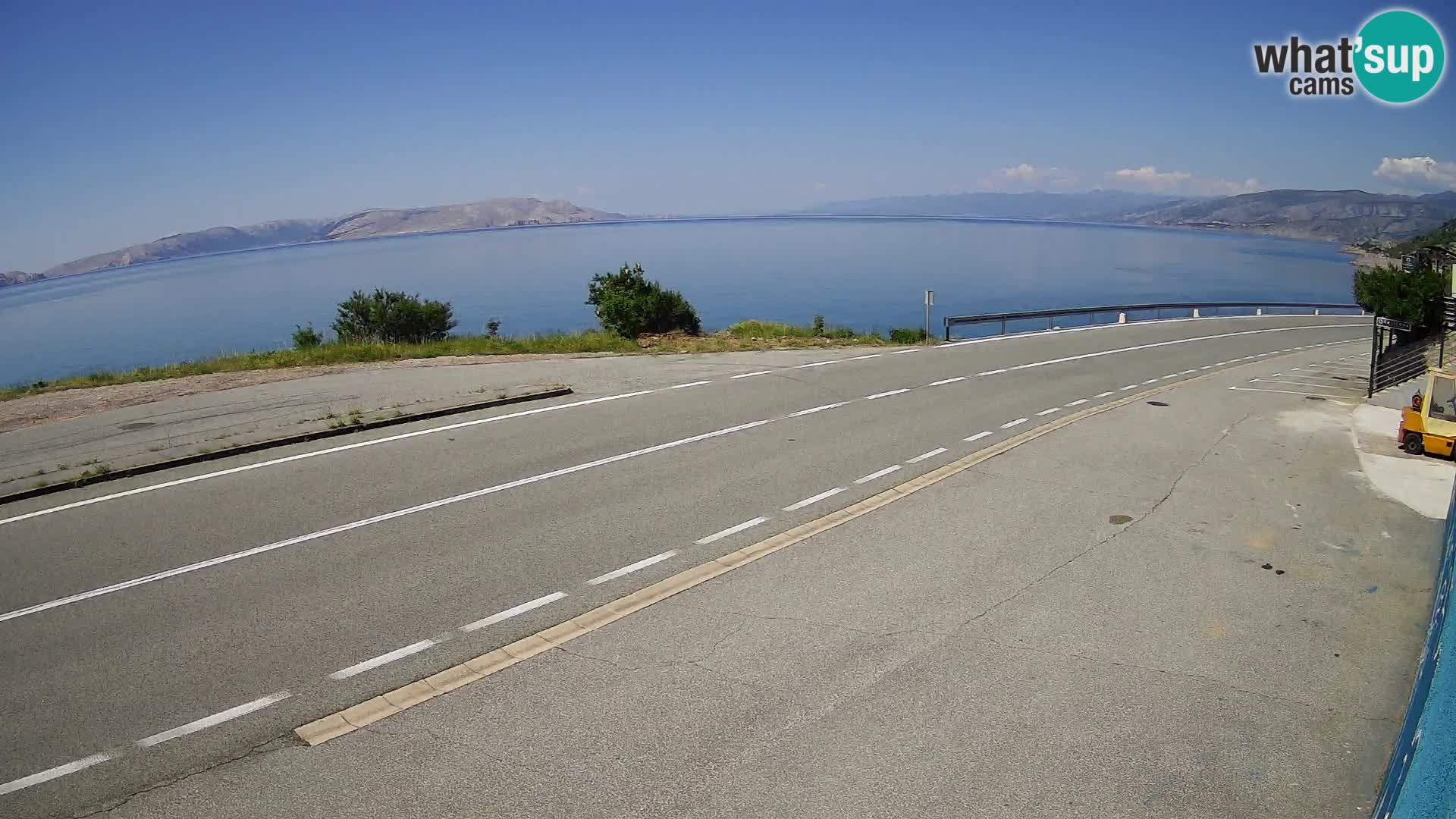 Webcam statale Adriatica D8 vicino SEGNA – Panorama su VEGLIA