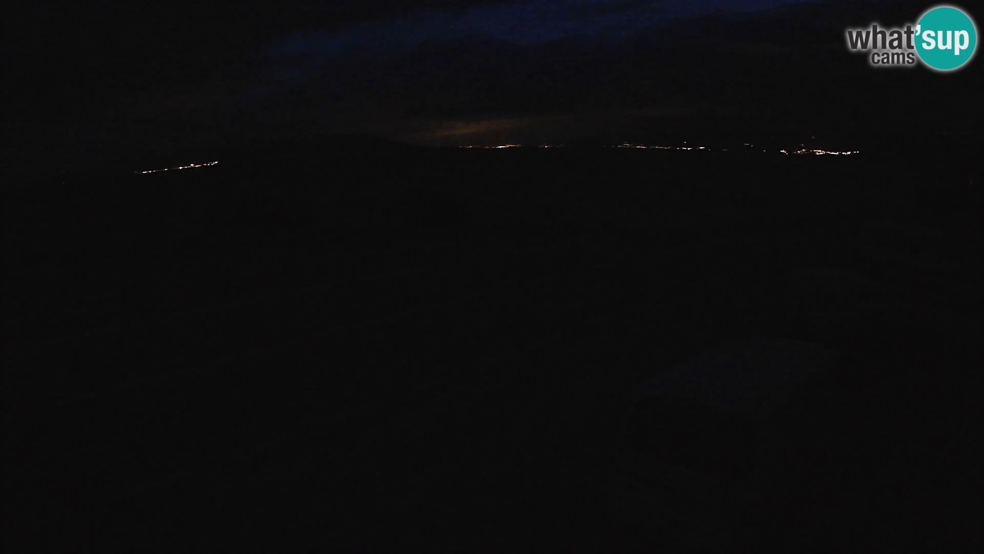 Webcam Adriatic highway D8 near SENJ – view to KRK island