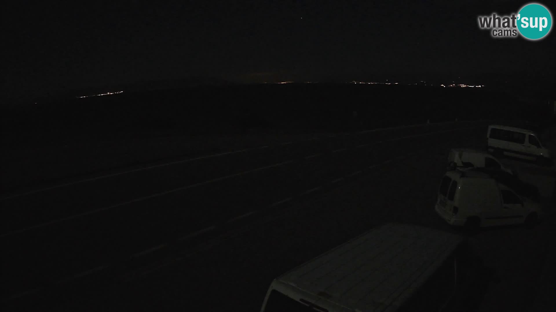 Webcam Adria-Autobahn D8 bei SENJ – Blick auf die Insel KRK