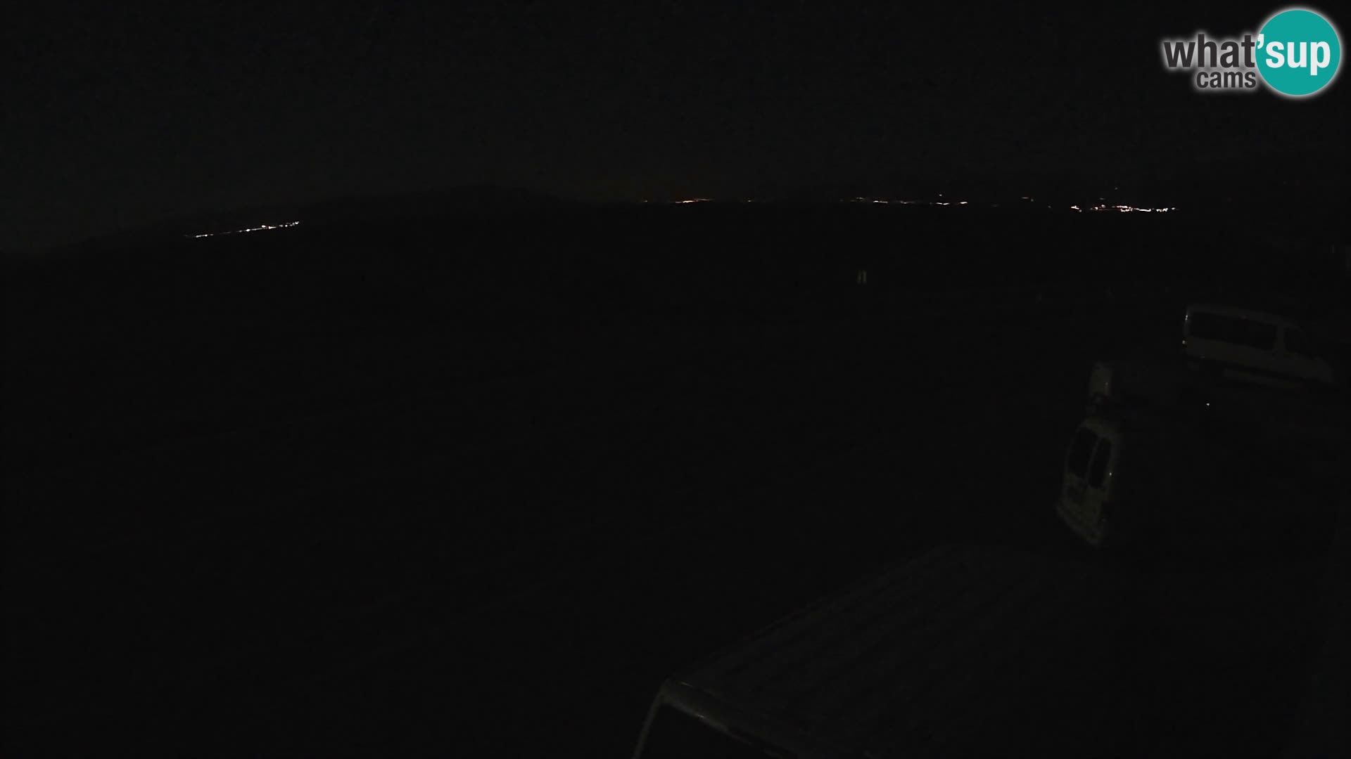 Webcam autopista adriática D8 cerca de SENJ – vista de la isla de KRK