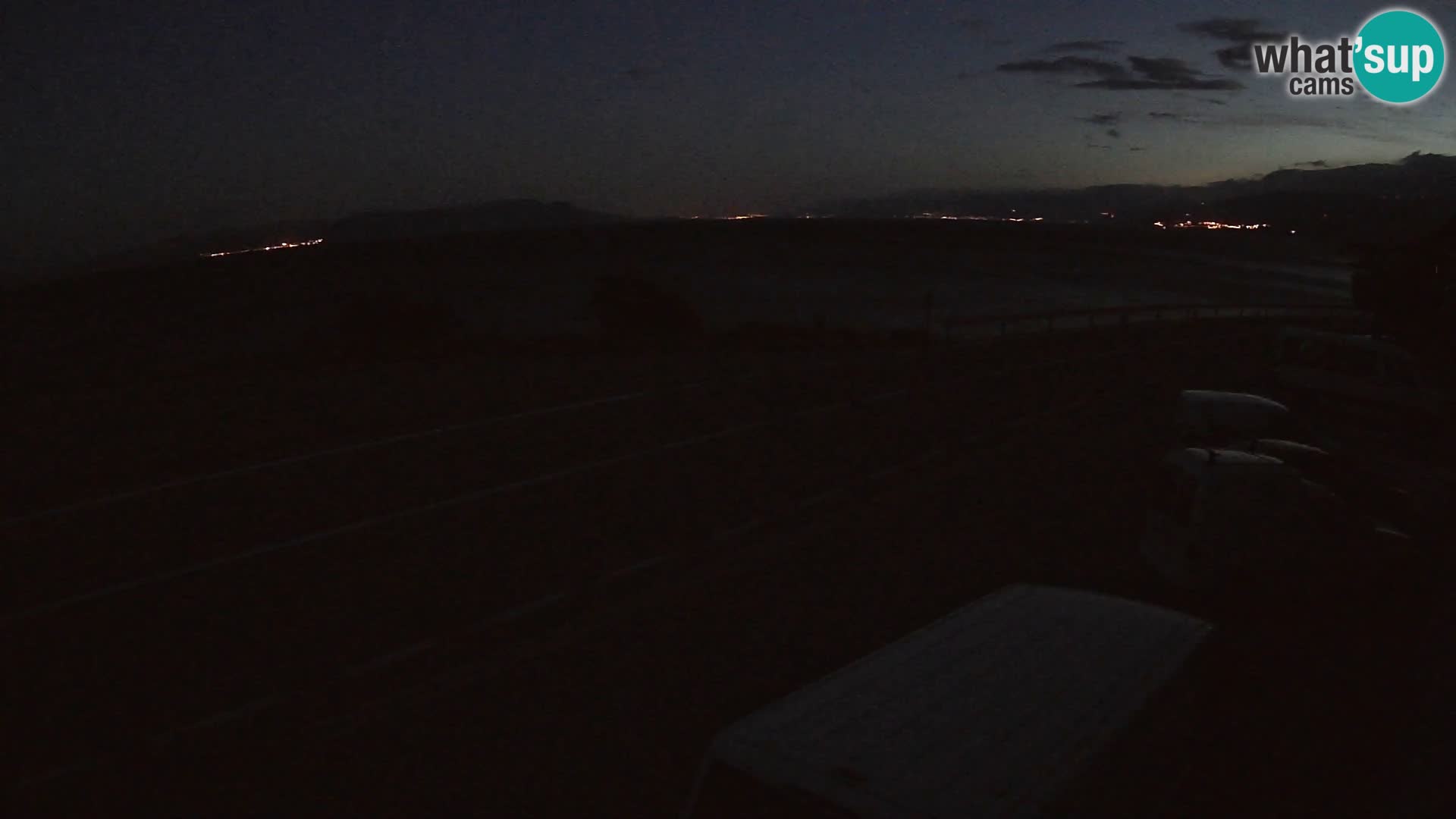 Webcam Adria-Autobahn D8 bei SENJ – Blick auf die Insel KRK