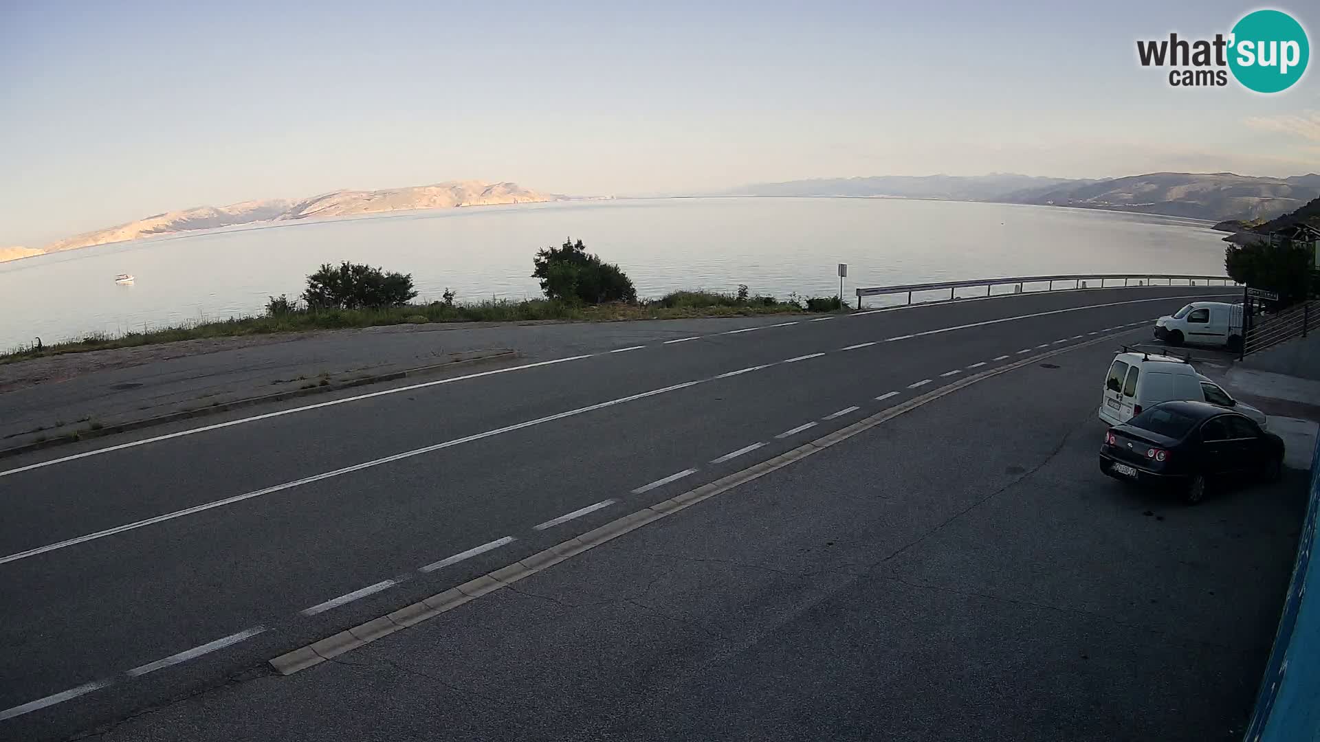 Webcam statale Adriatica D8 vicino SEGNA – Panorama su VEGLIA