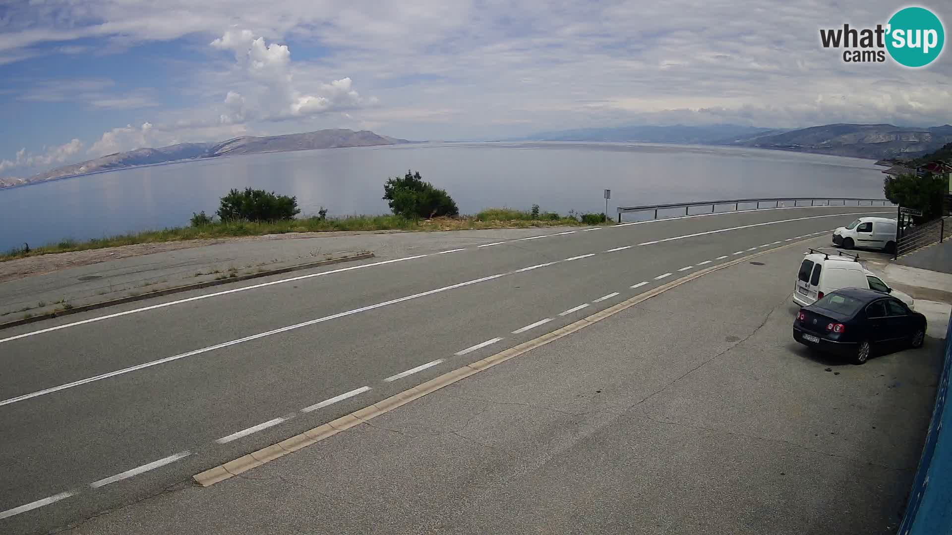 Webcam statale Adriatica D8 vicino SEGNA – Panorama su VEGLIA