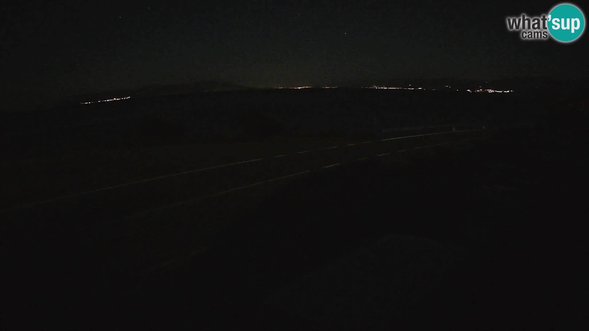 Webcam autoroute Adriatique D8 près de SENJ – vue sur l’île de KRK