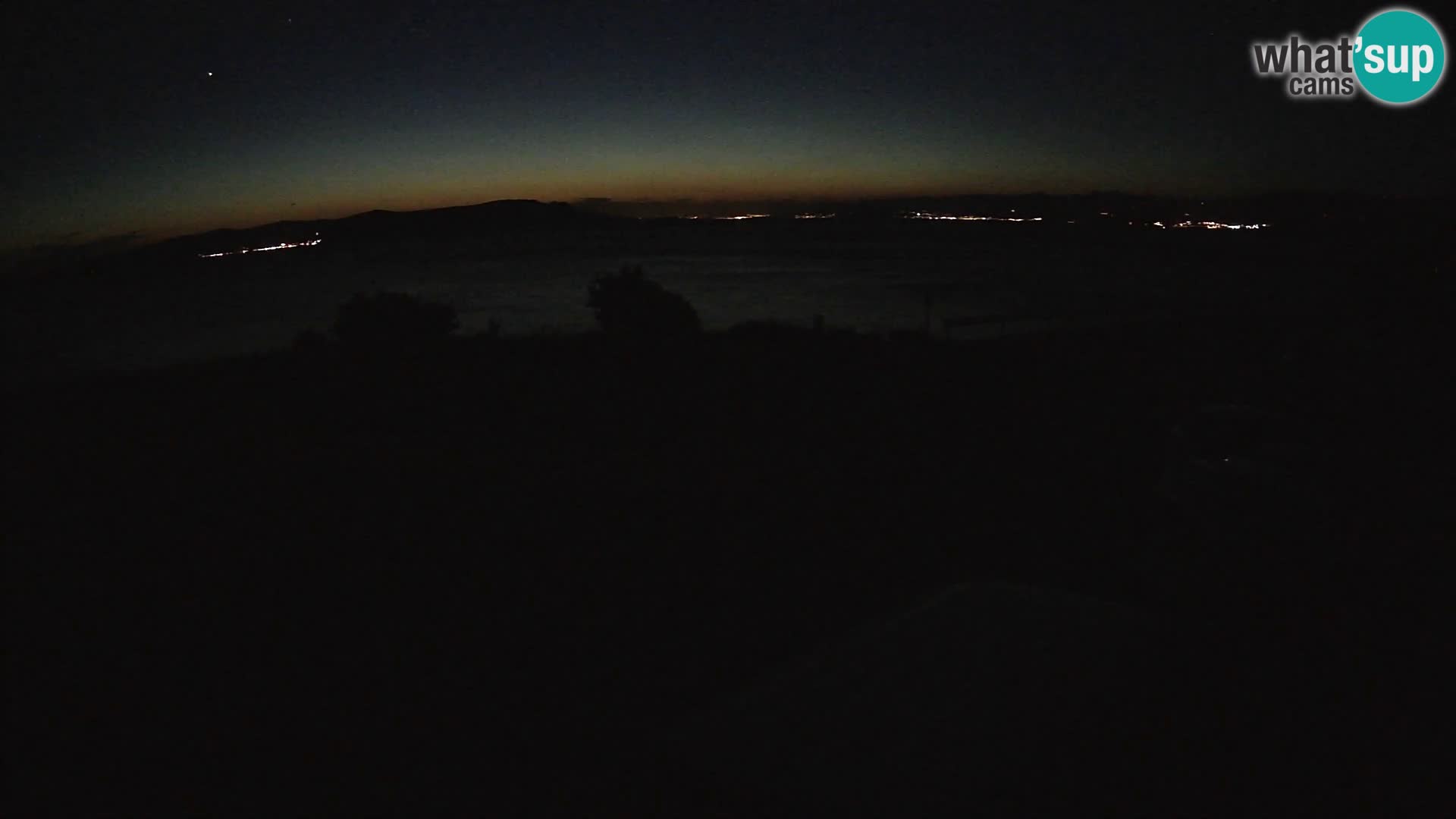 Webcam autopista adriática D8 cerca de SENJ – vista de la isla de KRK