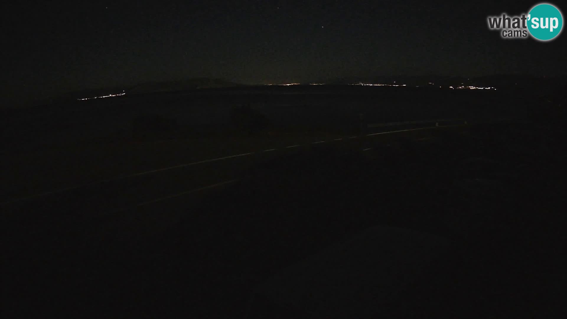Webcam Adriatic highway D8 near SENJ – view to KRK island