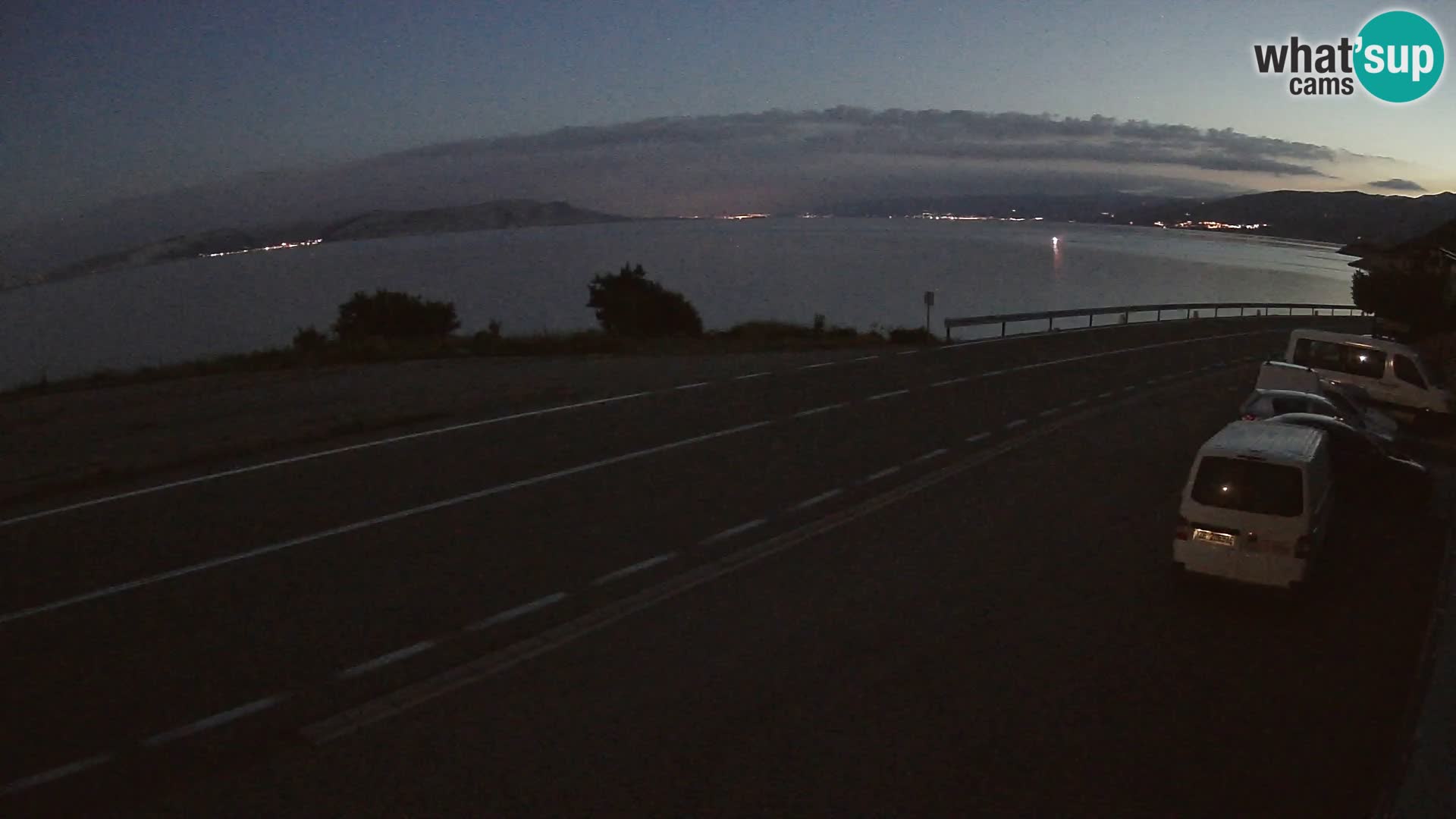 Webcam statale Adriatica D8 vicino SEGNA – Panorama su VEGLIA