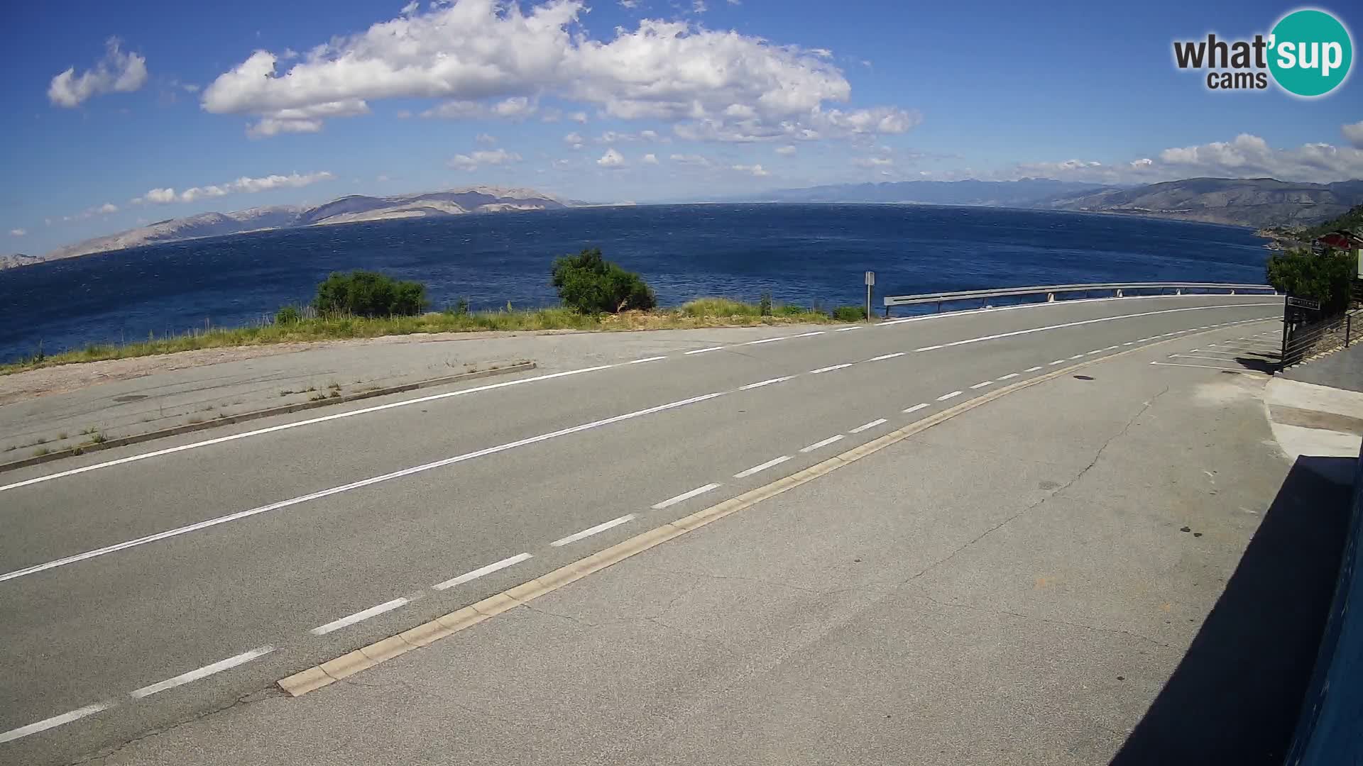 Webcam statale Adriatica D8 vicino SEGNA – Panorama su VEGLIA