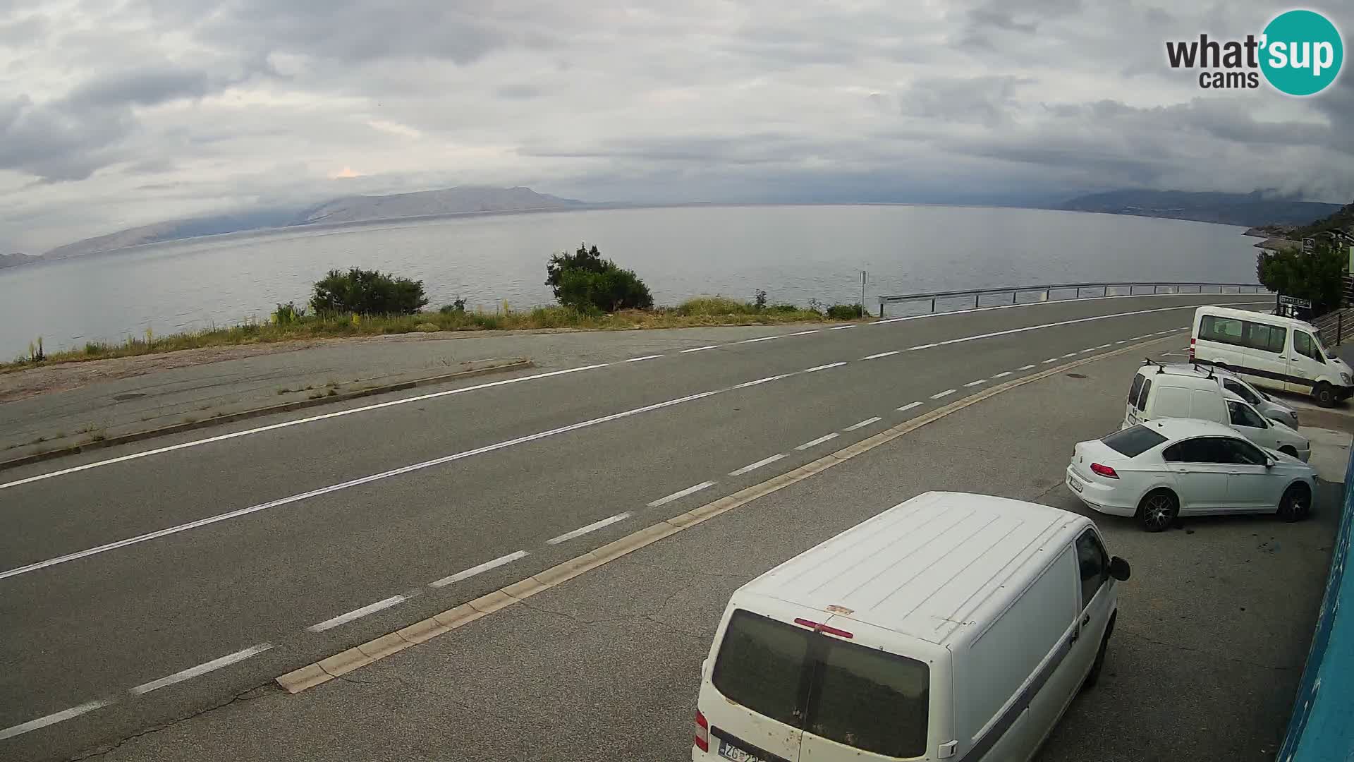 Webcam statale Adriatica D8 vicino SEGNA – Panorama su VEGLIA