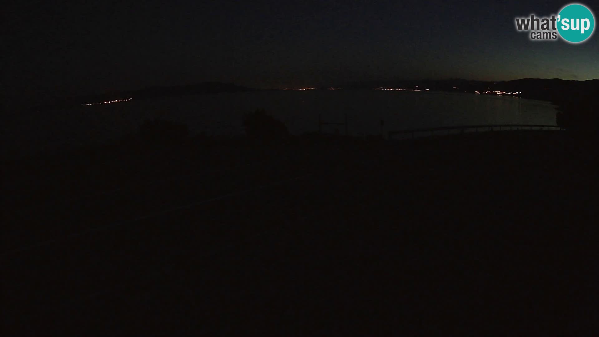Webcam Adriatic highway D8 near SENJ – view to KRK island